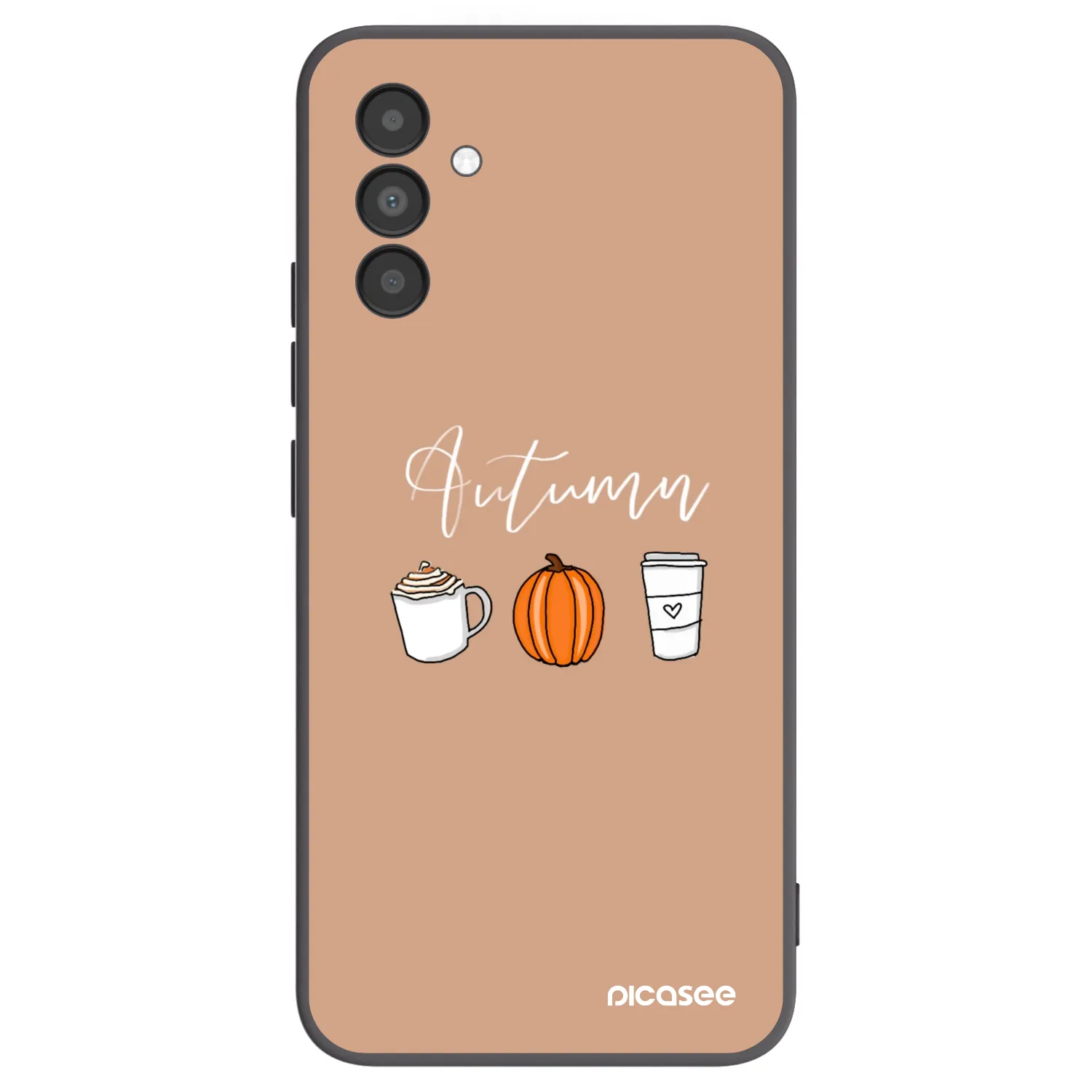 Picasee crna silikonska maskica za Samsung Galaxy A04s A047F - Autumn