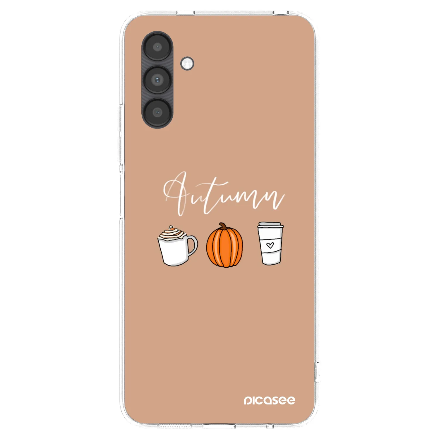 Picasee silikonska prozirna maskica za Samsung Galaxy A04s A047F - Autumn