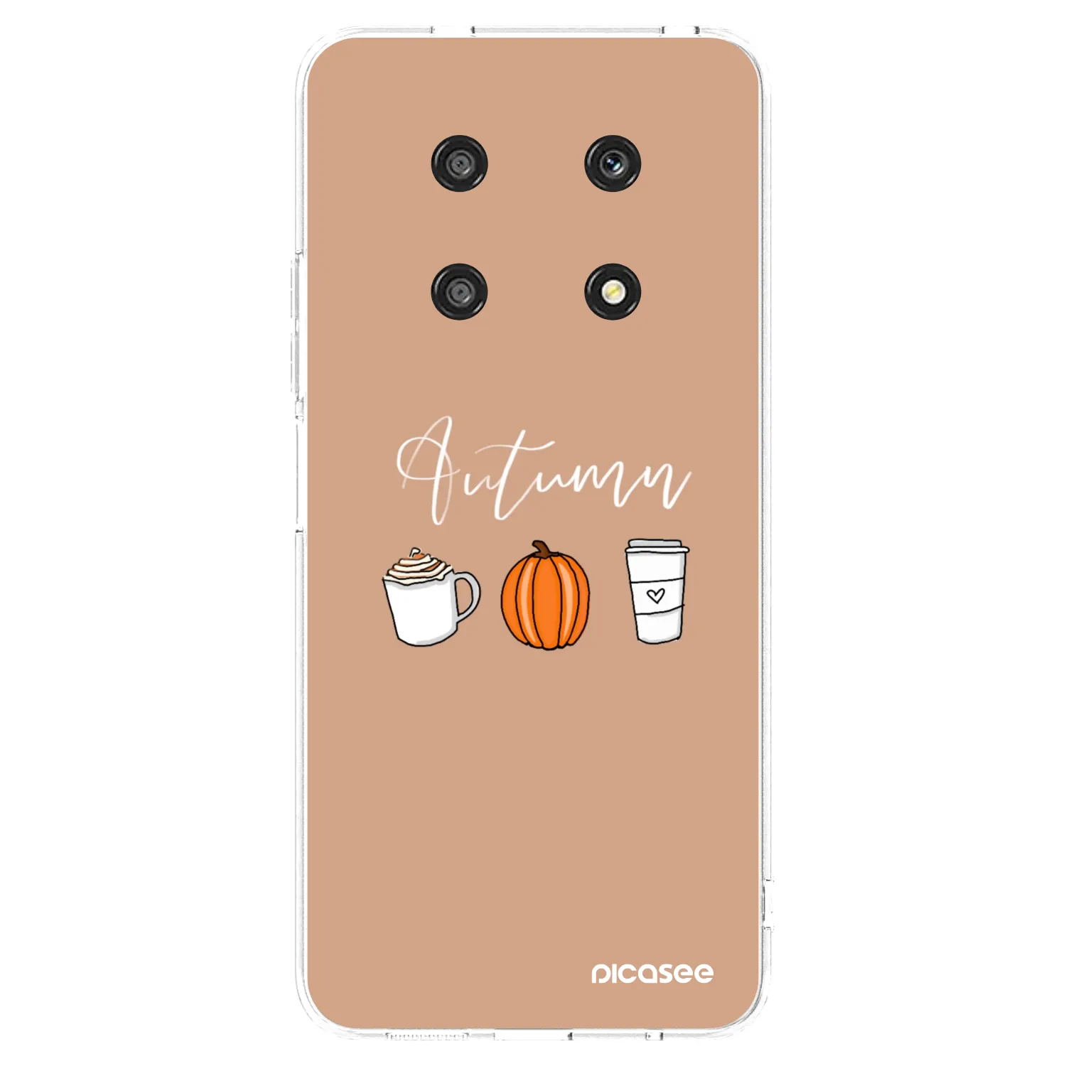 Picasee silikonska prozirna maskica za Honor Magic4 Lite 5G - Autumn