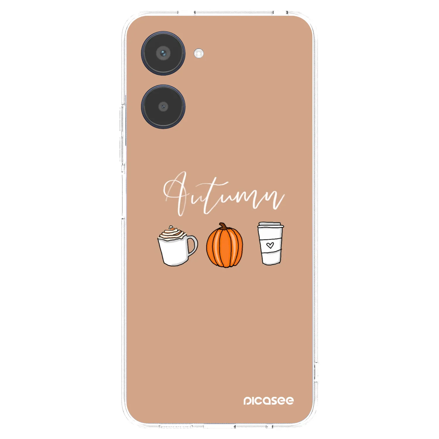 Picasee silikonska prozirna maskica za Realme 10 4G - Autumn