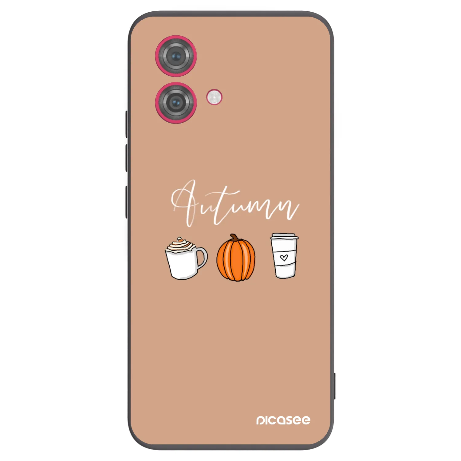 Picasee crna silikonska maskica za Motorola Moto G84 5G - Autumn