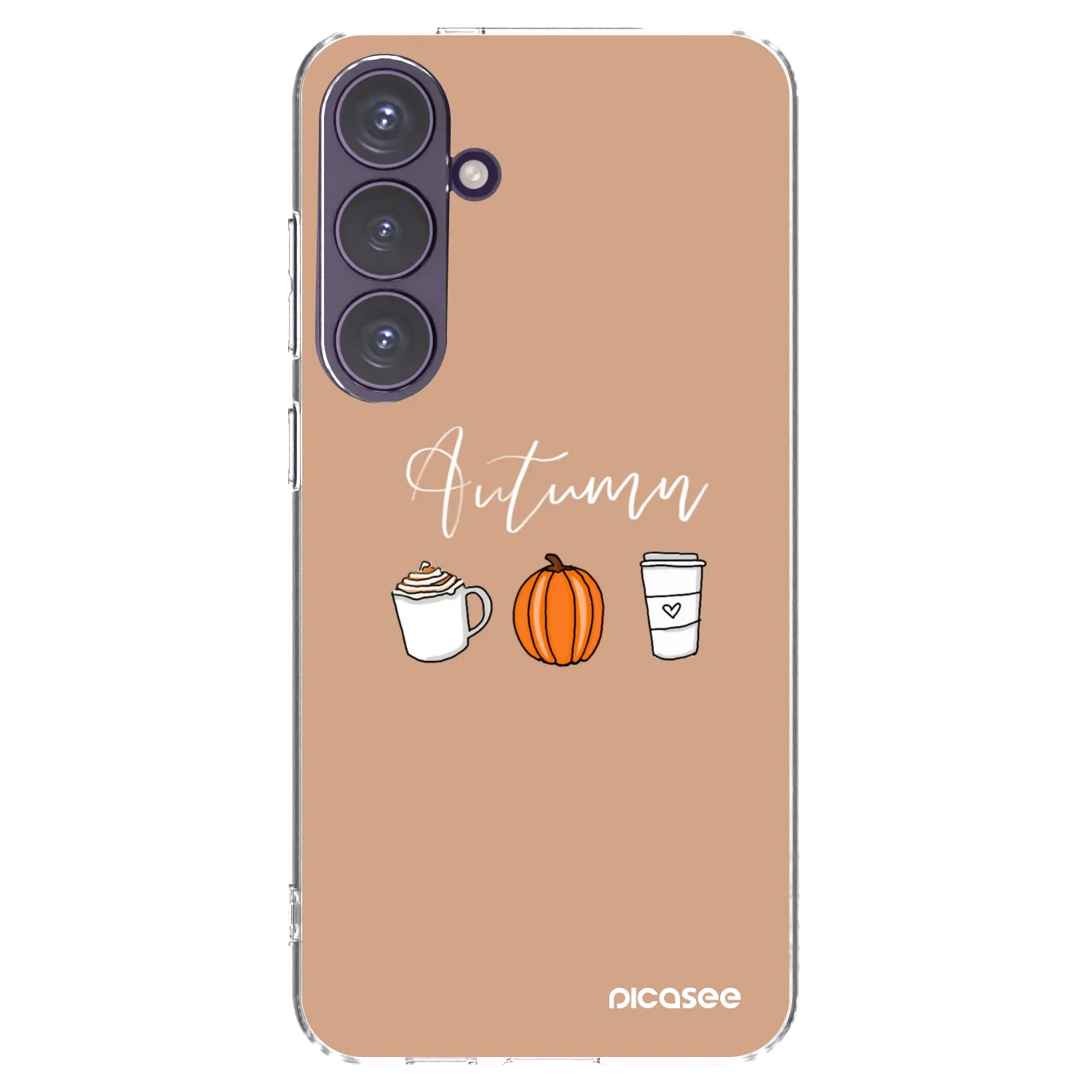 Picasee silikonska prozirna maskica za Samsung Galaxy S24+ S926B 5G - Autumn
