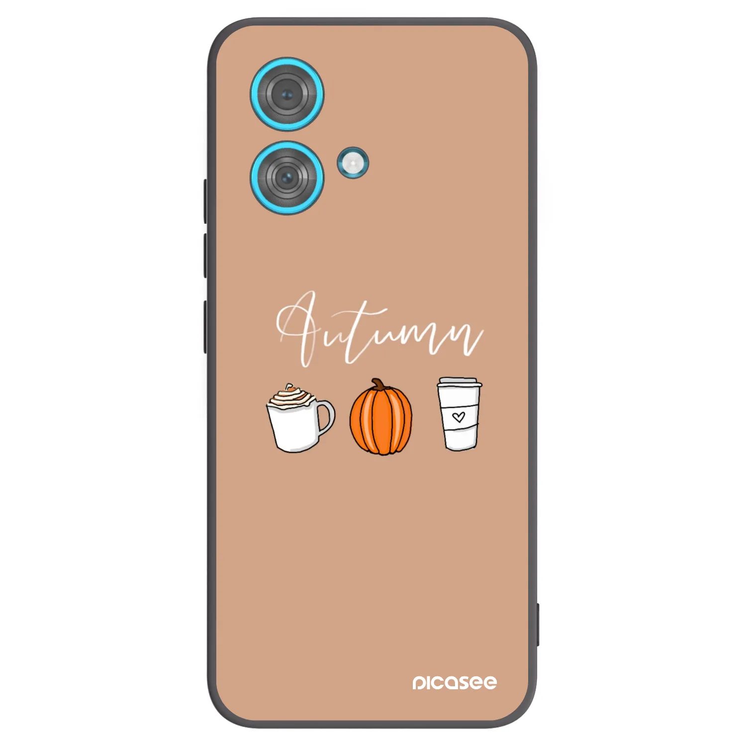 Picasee crna silikonska maskica za Motorola Edge 40 Neo - Autumn