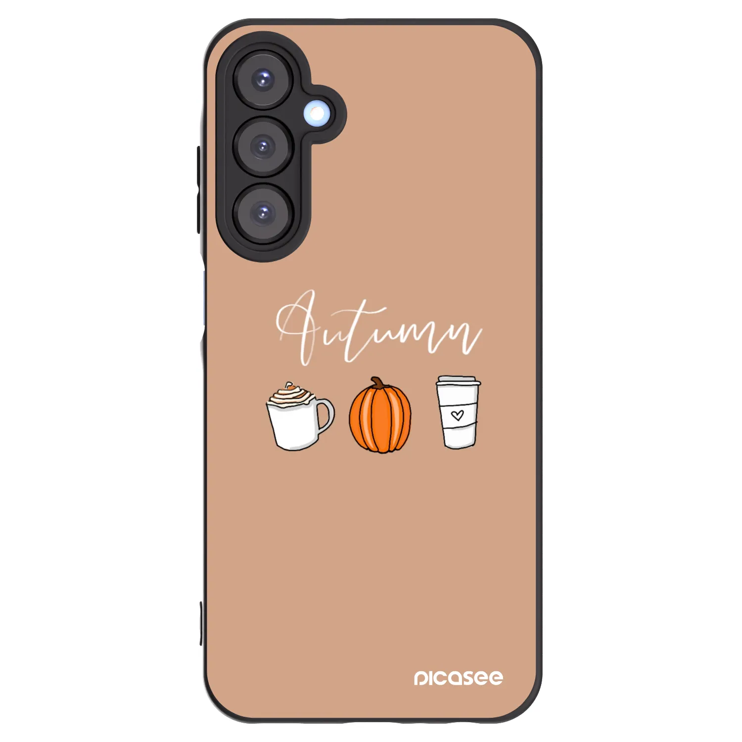 Picasee crna silikonska maskica za Samsung Galaxy A25 A256B 5G - Autumn