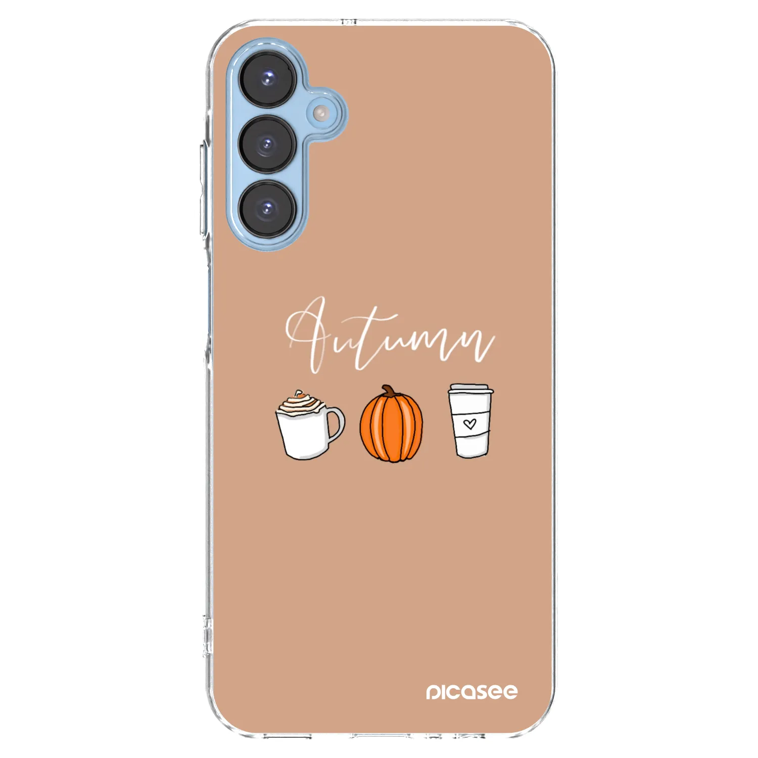 Picasee silikonska prozirna maskica za Samsung Galaxy A15 A156B 5G - Autumn