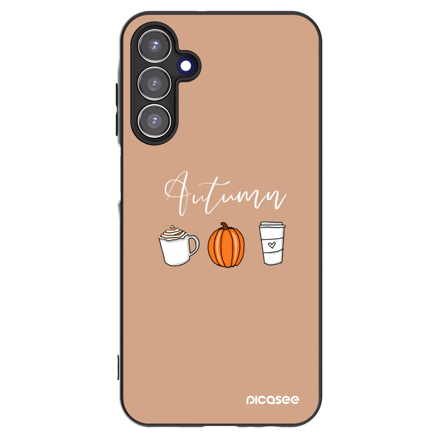 Picasee crna silikonska maskica za Samsung Galaxy A15 A155F 4G - Autumn
