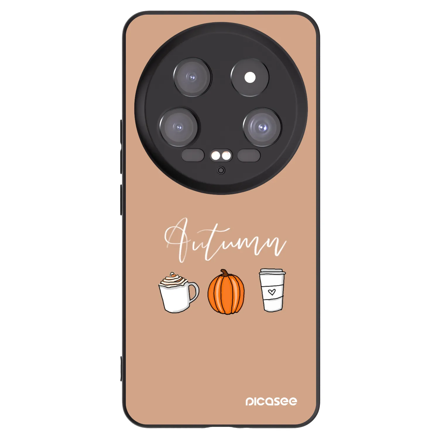 Picasee crna silikonska maskica za Xiaomi 14 Ultra - Autumn