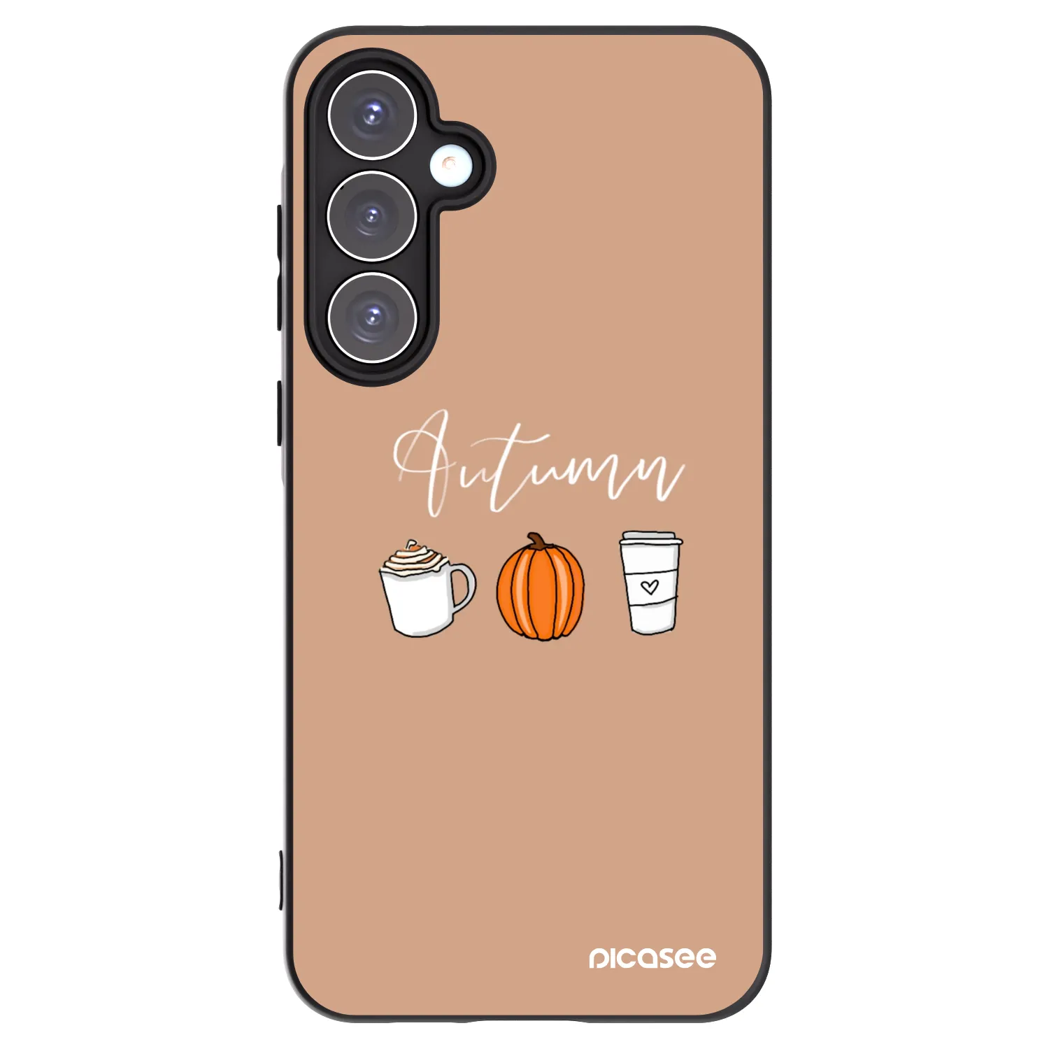 Picasee crna silikonska maskica za Samsung Galaxy A55 5G A556B - Autumn