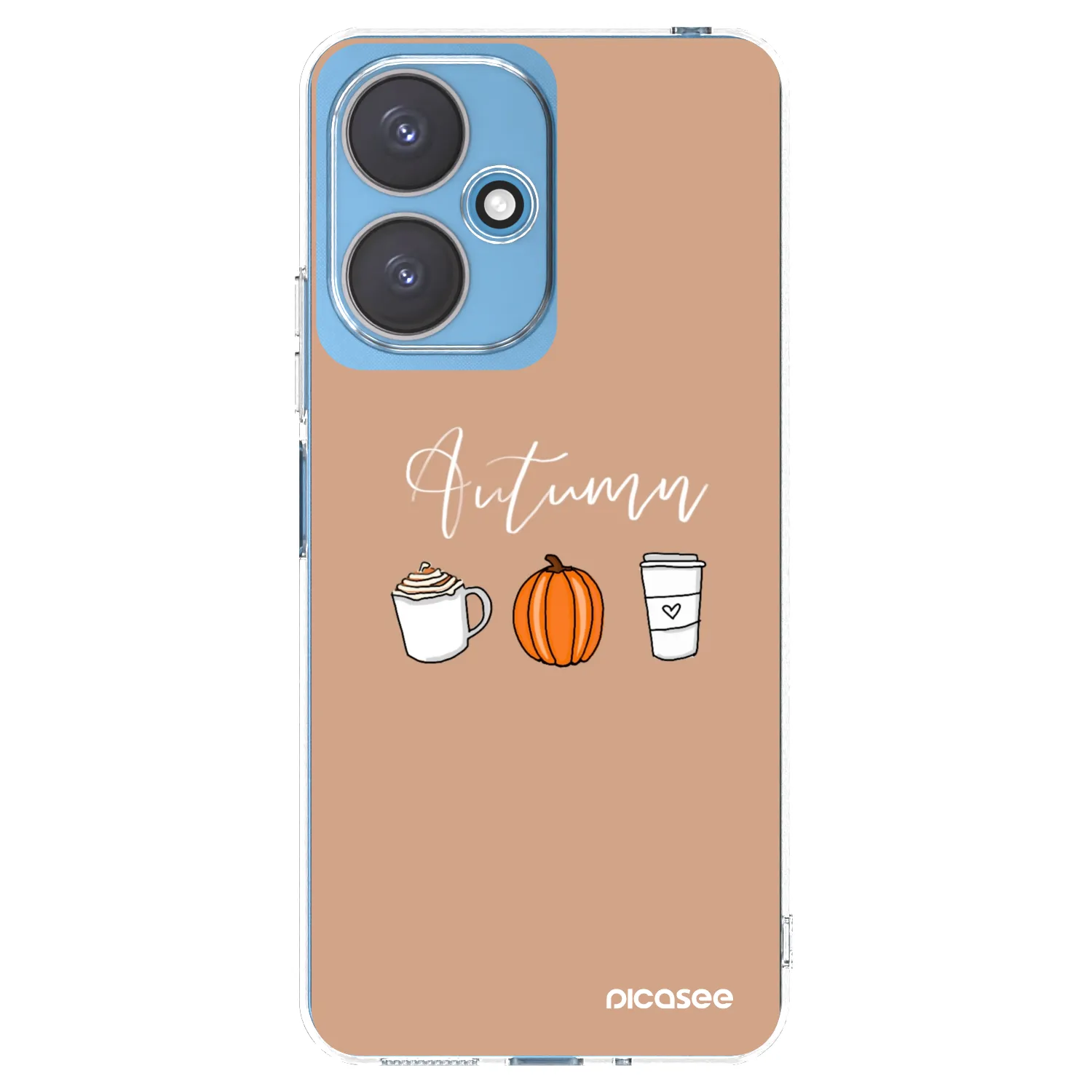 Picasee silikonska prozirna maskica za Xiaomi Redmi 13C 5G - Autumn
