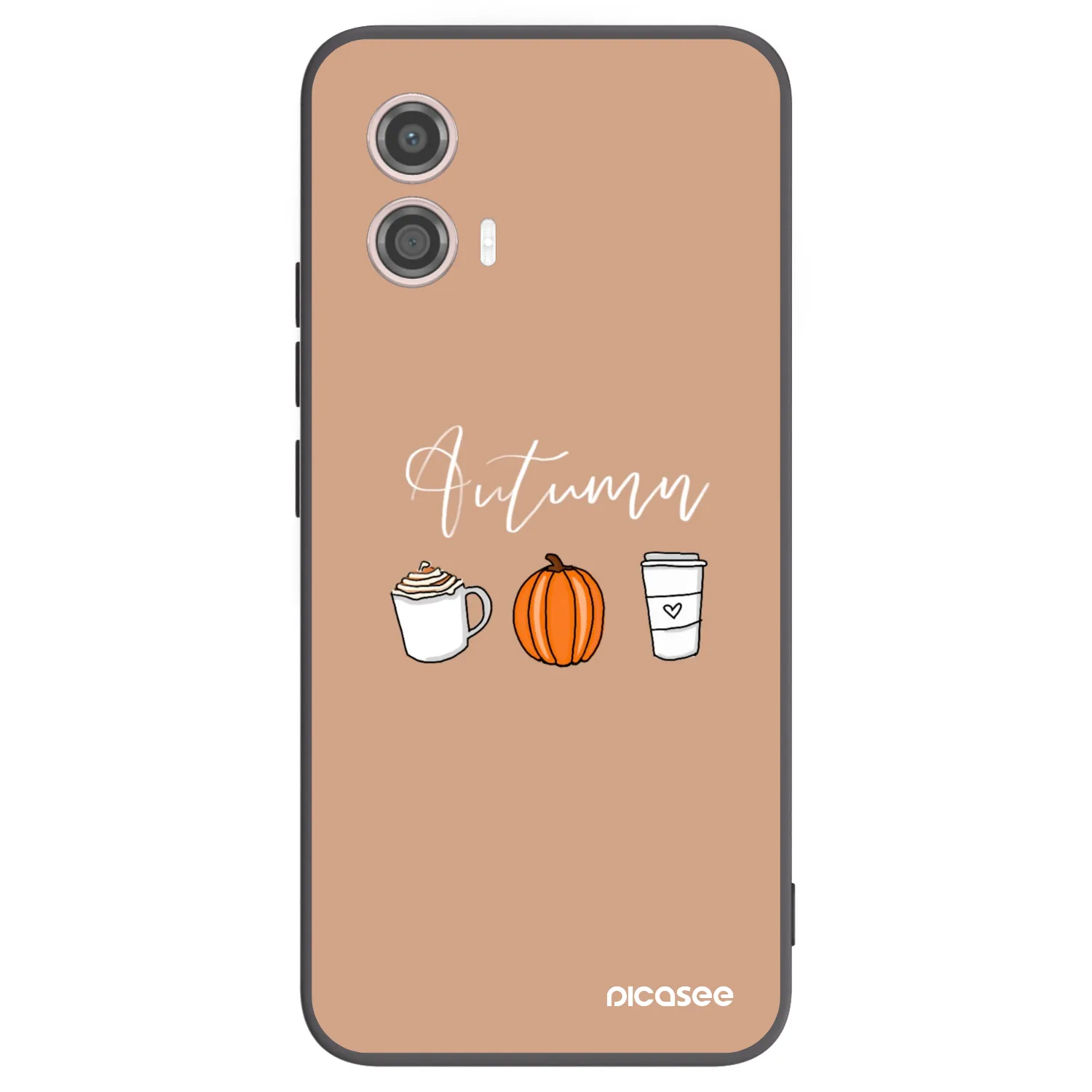 Picasee crna silikonska maskica za Motorola Moto G53 5G - Autumn