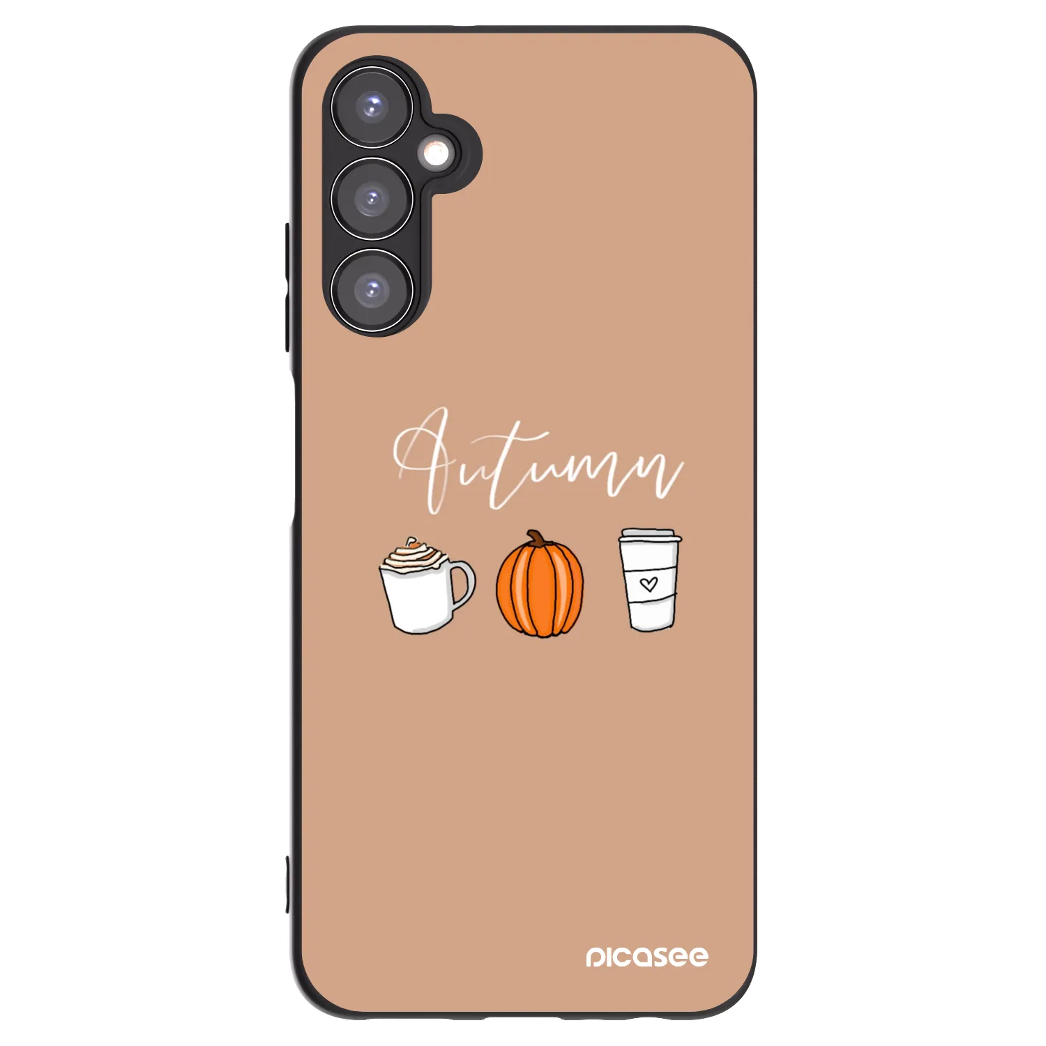 Picasee crna silikonska maskica za Samsung Galaxy A05s A057G - Autumn