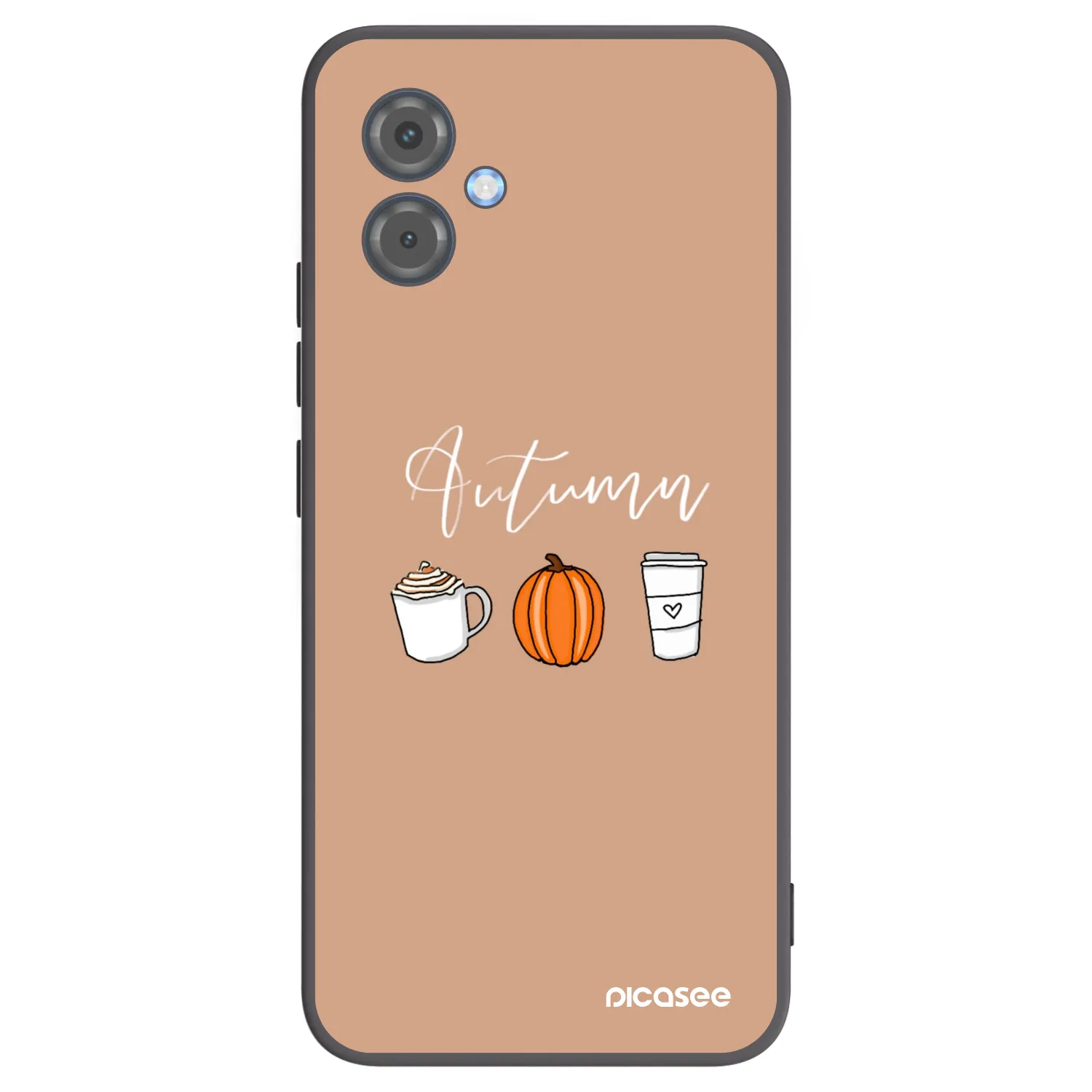 Picasee crna silikonska maskica za Motorola Moto G14 - Autumn