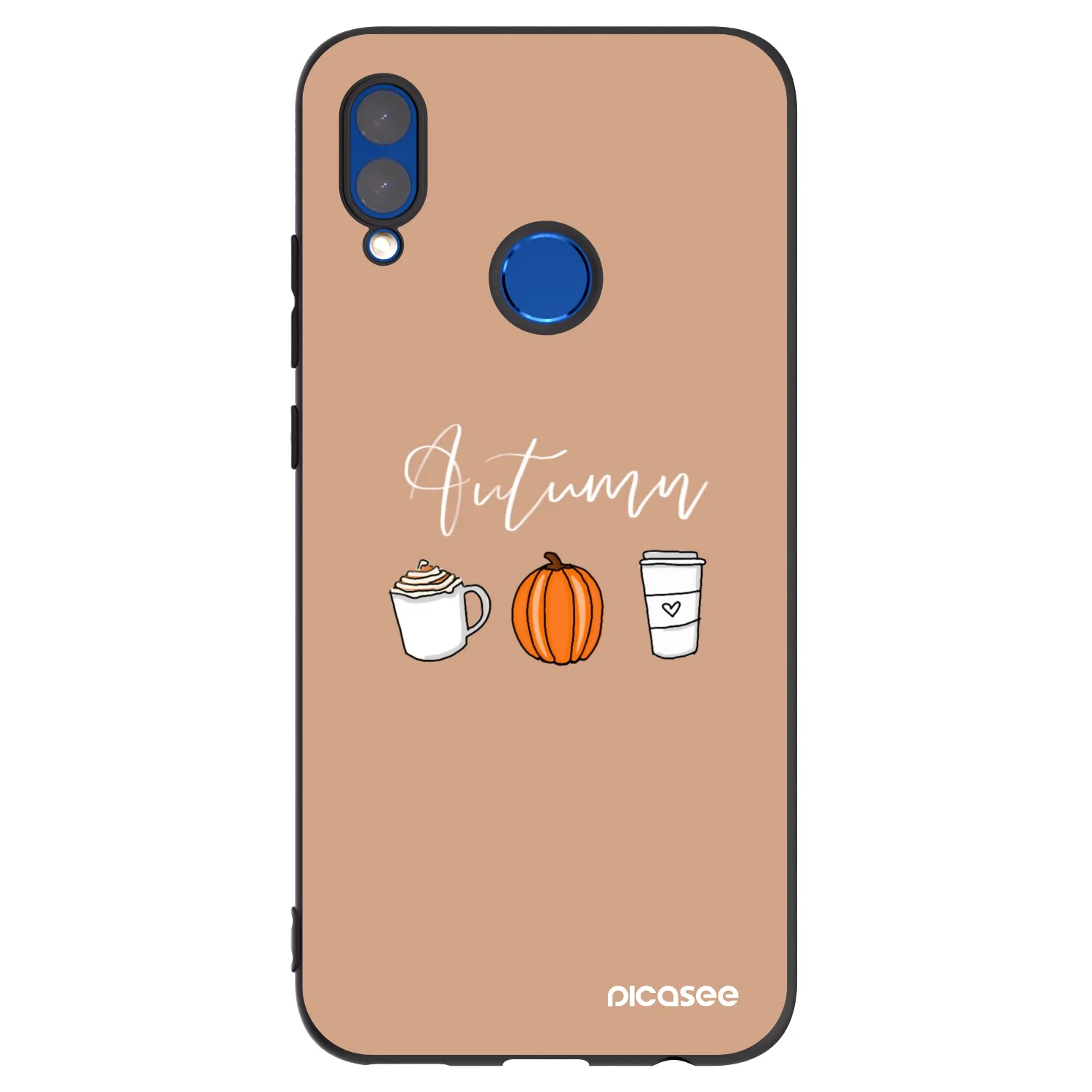 Picasee crna silikonska maskica za Huawei P Smart 2019 - Autumn
