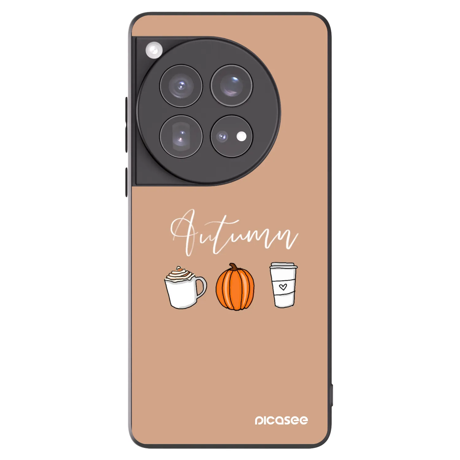 Picasee crna silikonska maskica za OnePlus 12 5G - Autumn
