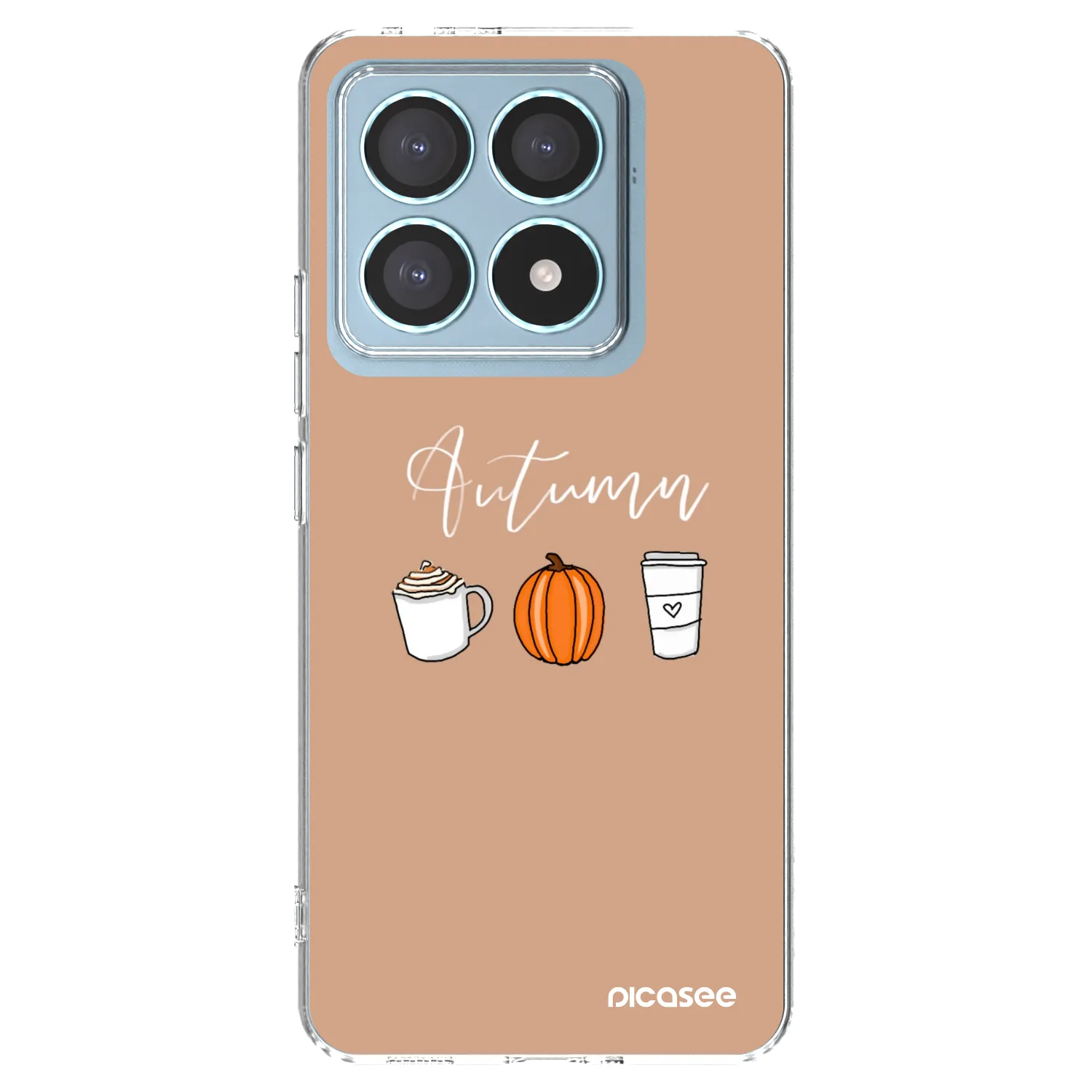Picasee silikonska prozirna maskica za Xiaomi 14T Pro - Autumn