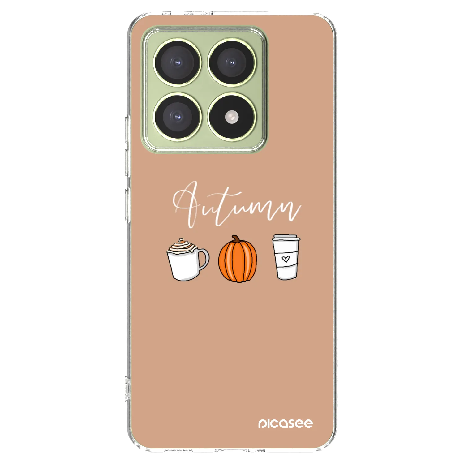 Picasee silikonska prozirna maskica za Xiaomi 14T - Autumn