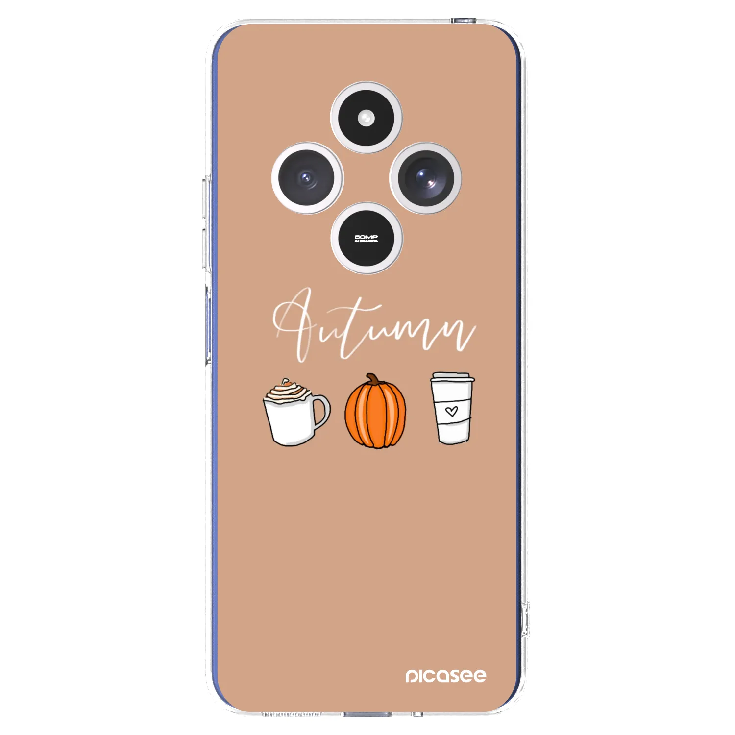 Picasee silikonska prozirna maskica za Xiaomi Redmi 14C - Autumn