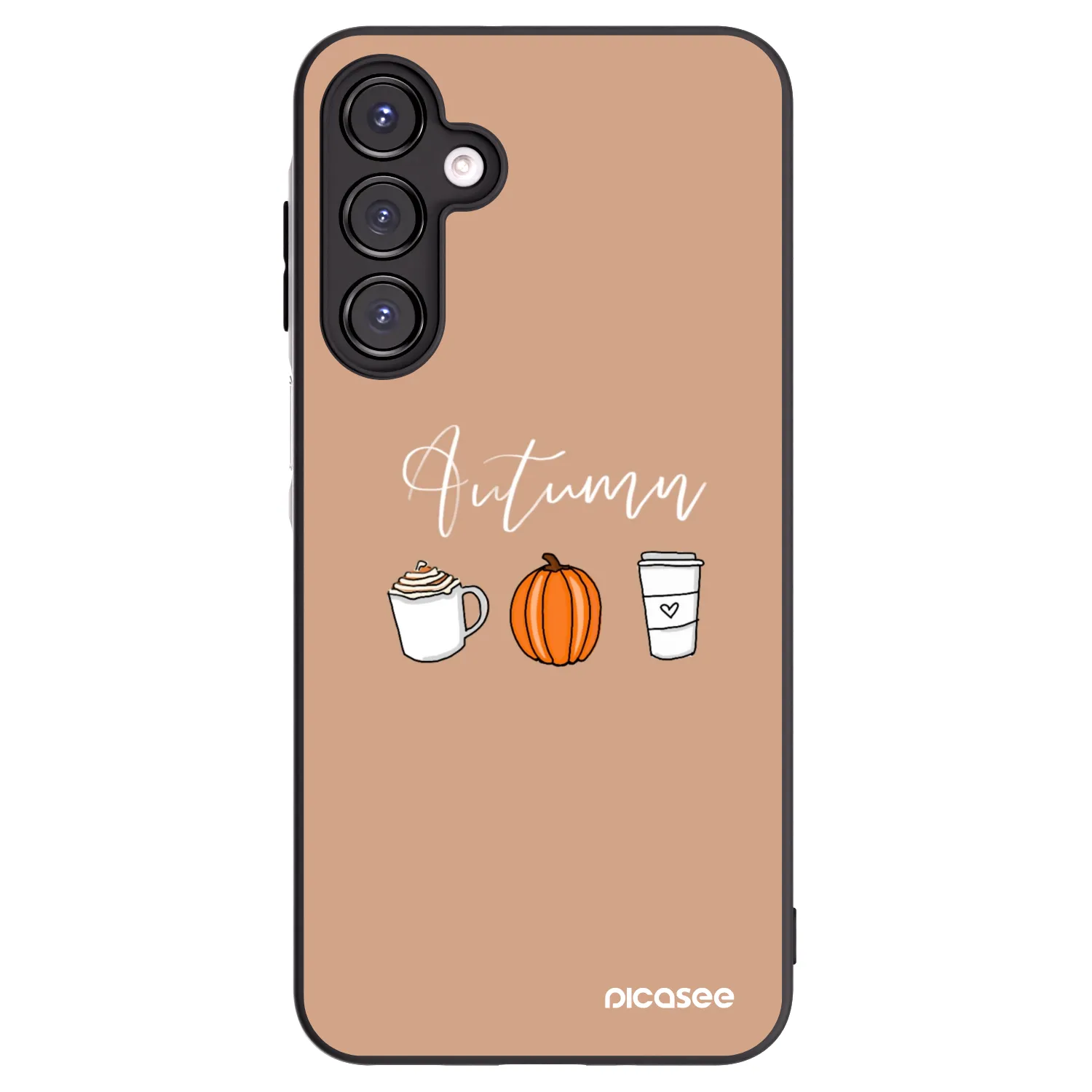 Picasee crna silikonska maskica za Samsung Galaxy A16 5G - Autumn