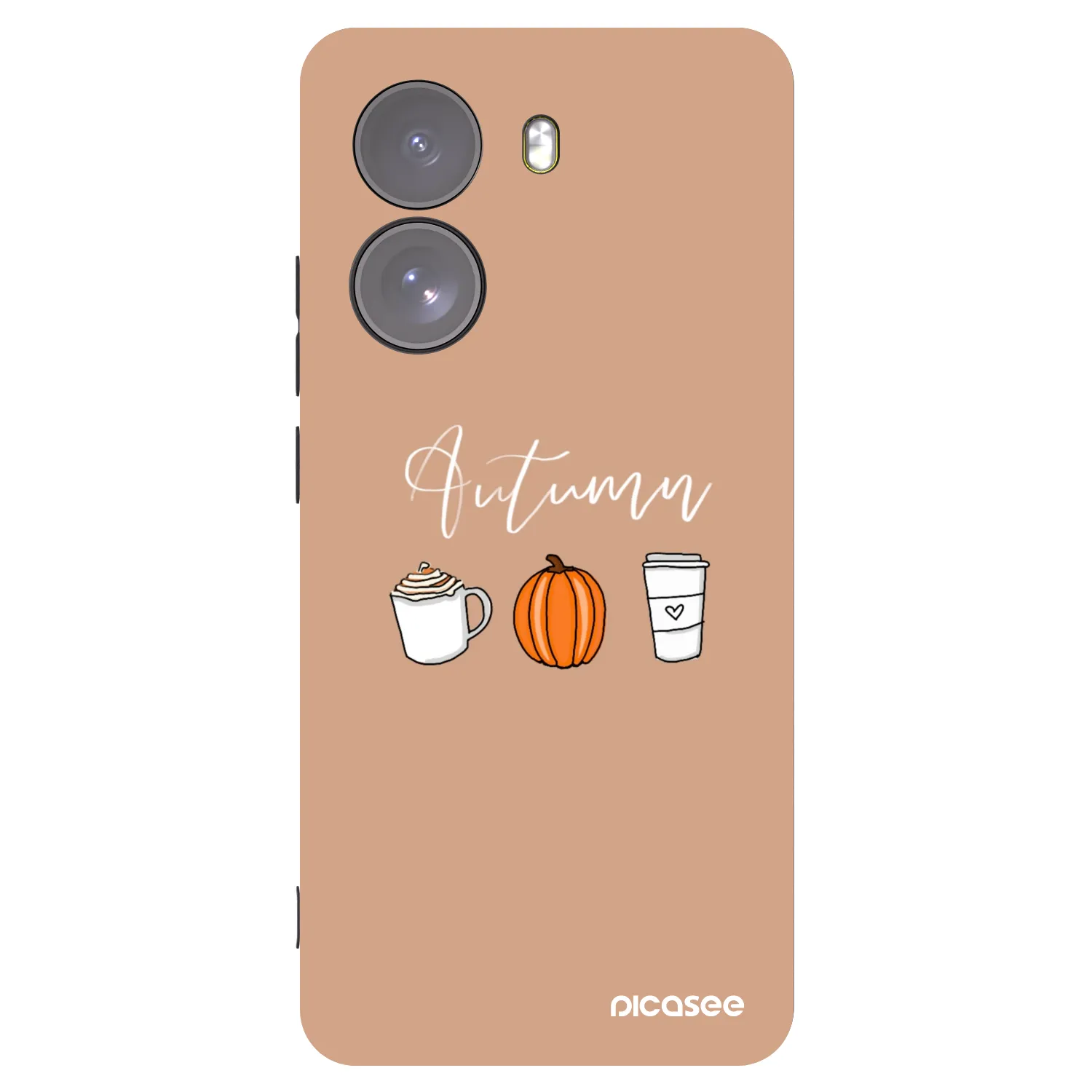 Picasee crna silikonska maskica za Xiaomi Poco X7 - Autumn