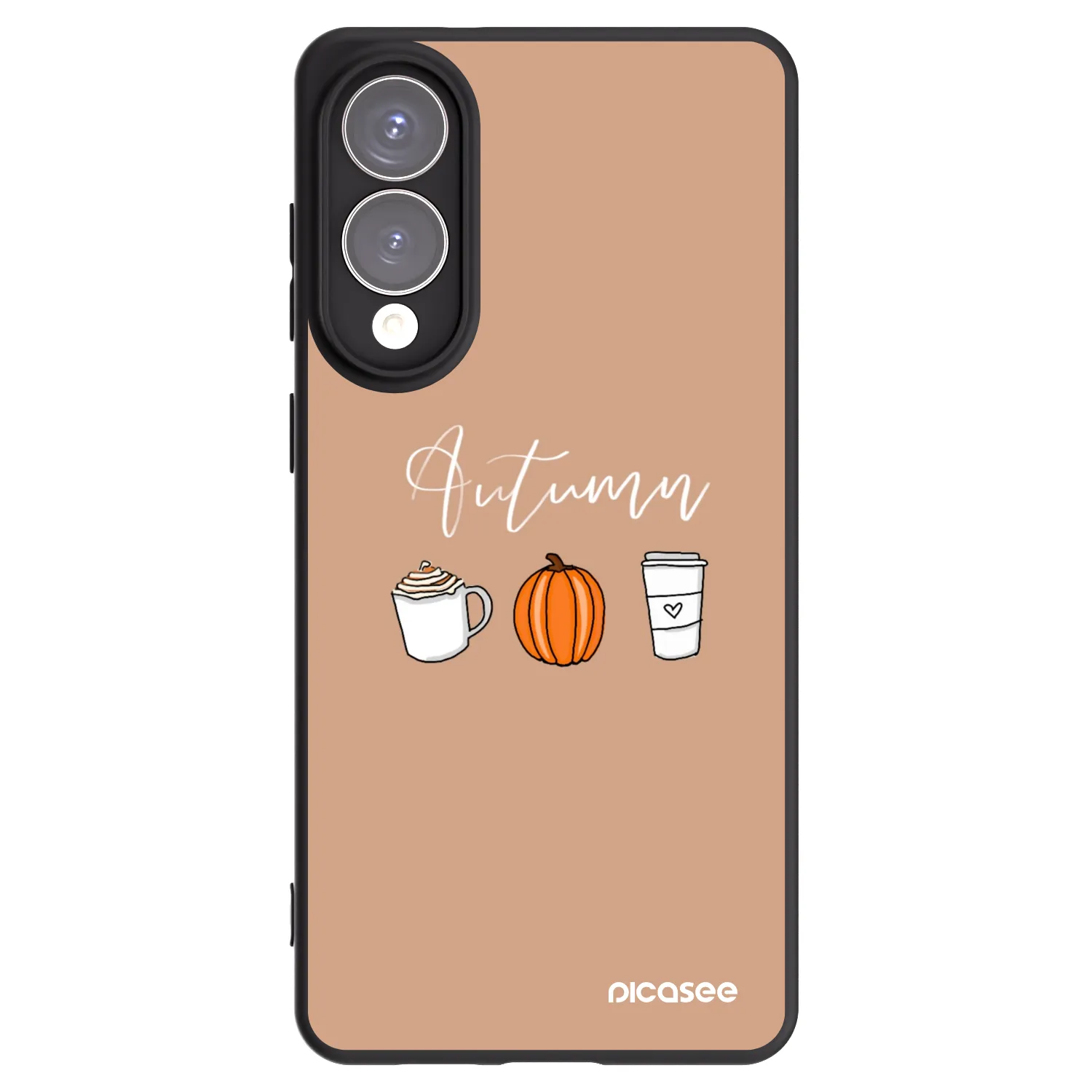 Picasee crna silikonska maskica za Samsung Galaxy S25 Edge 5G - Autumn