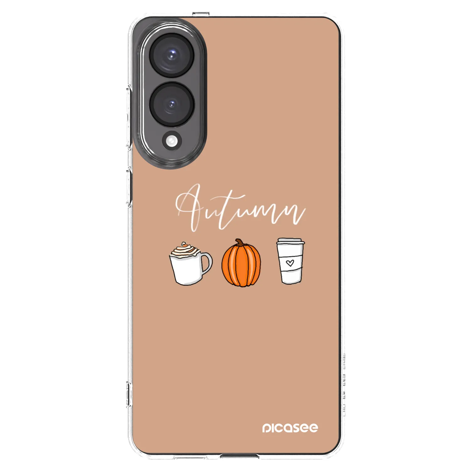 Picasee silikonska prozirna maskica za Samsung Galaxy S25 Edge 5G - Autumn