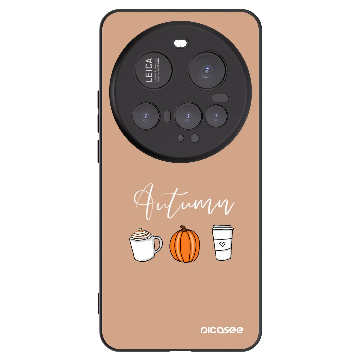 Picasee crna silikonska maskica za Xiaomi 15 Ultra - Autumn