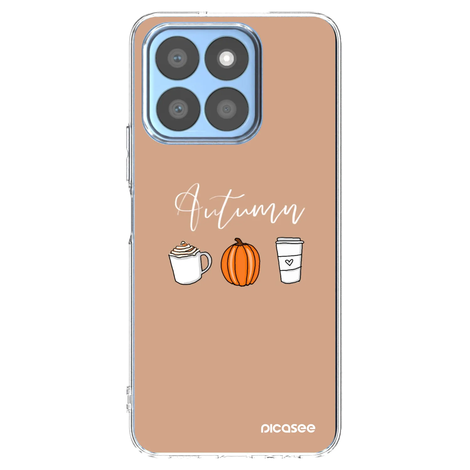 Picasee silikonska prozirna maskica za Honor X8c - Autumn