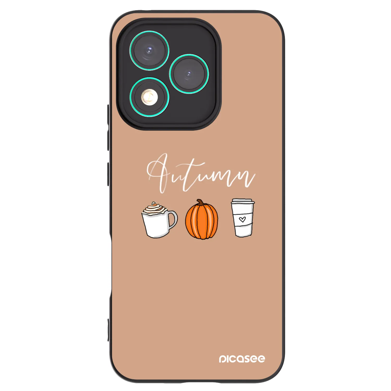 Picasee crna silikonska maskica za Honor 400 Lite 5G - Autumn