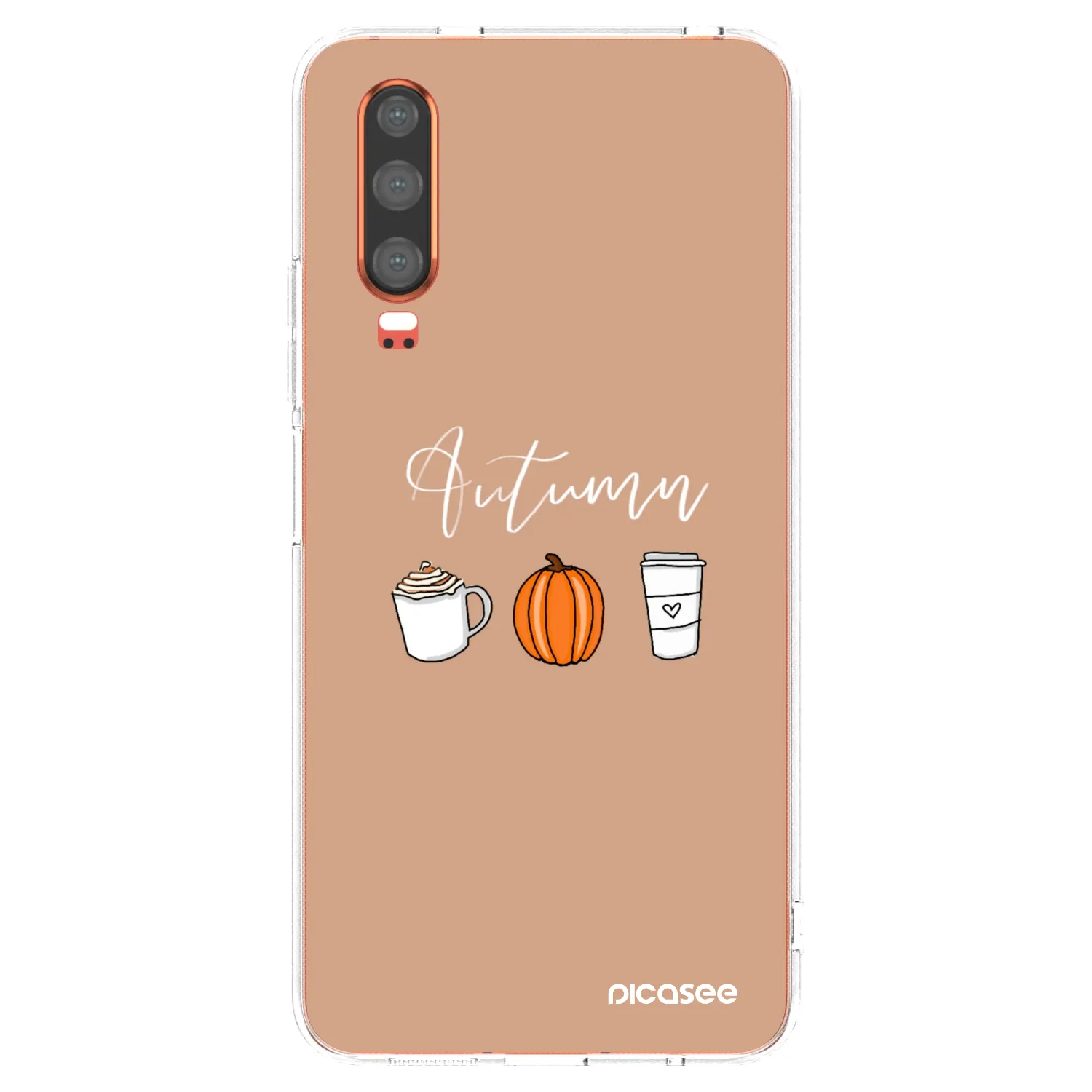 Picasee silikonska prozirna maskica za Huawei P30 - Autumn