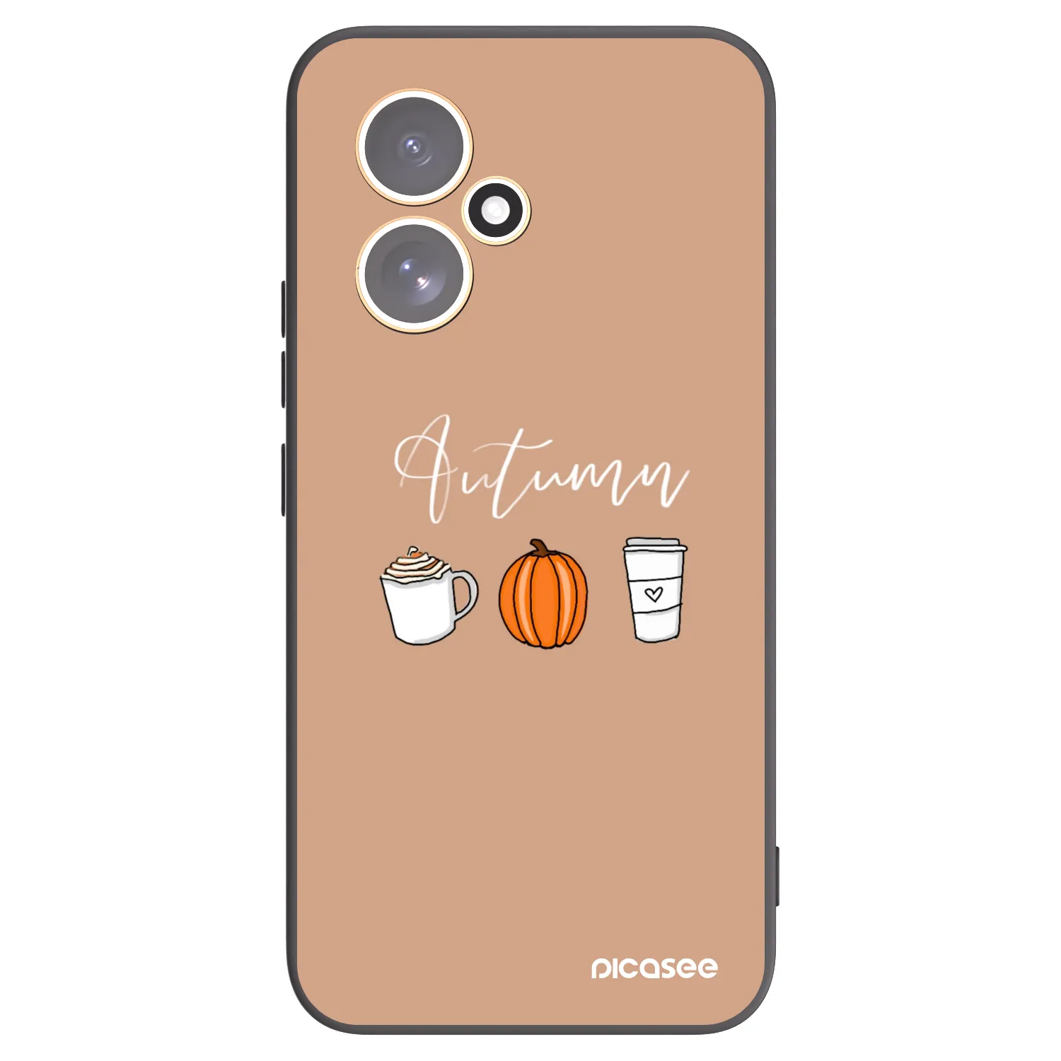 Picasee crna silikonska maskica za Honor 400 5G - Autumn