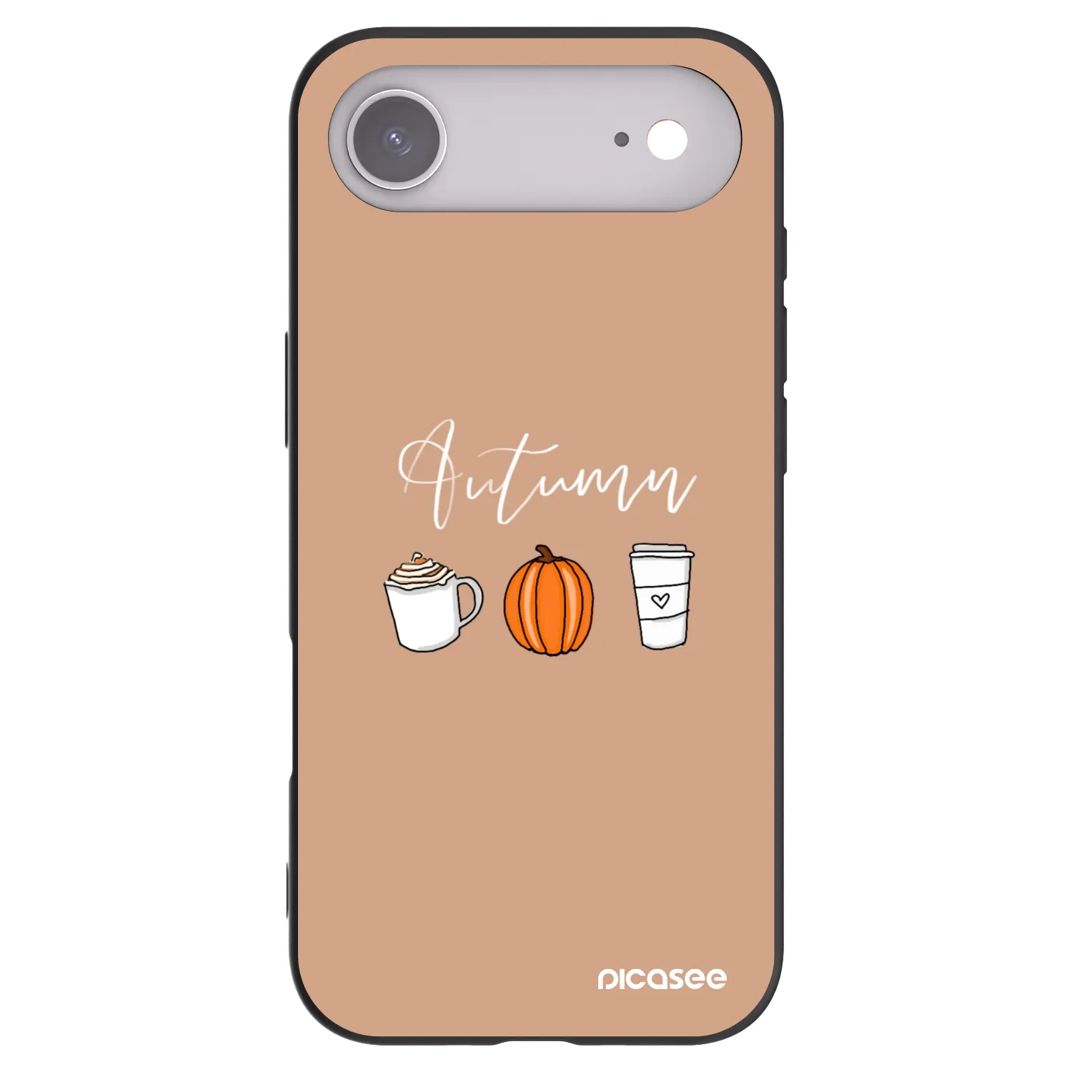 Picasee crna silikonska maskica za Apple iPhone Air - Autumn
