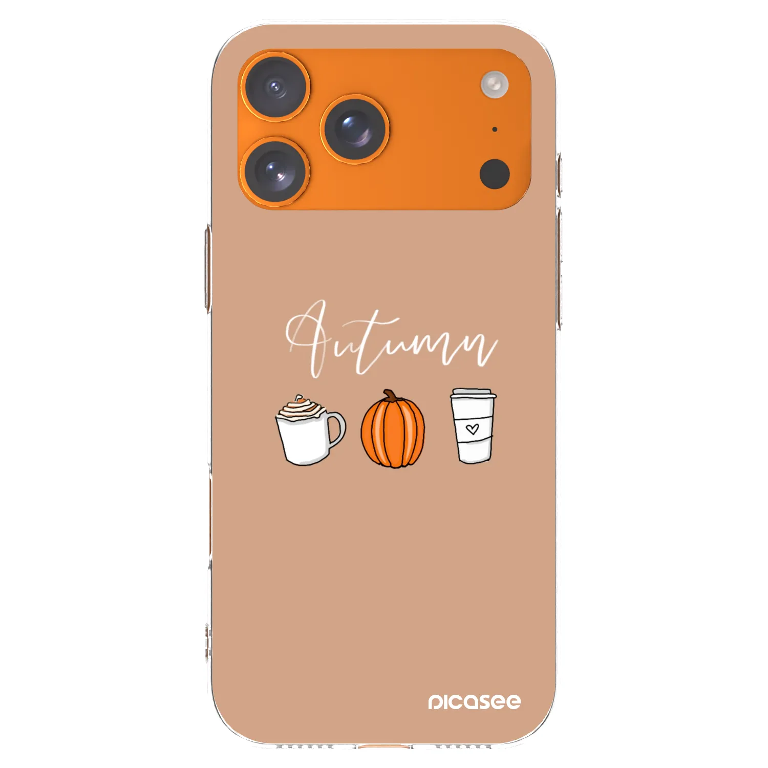 Picasee silikonska prozirna maskica za Apple iPhone 17 Pro Max - Autumn