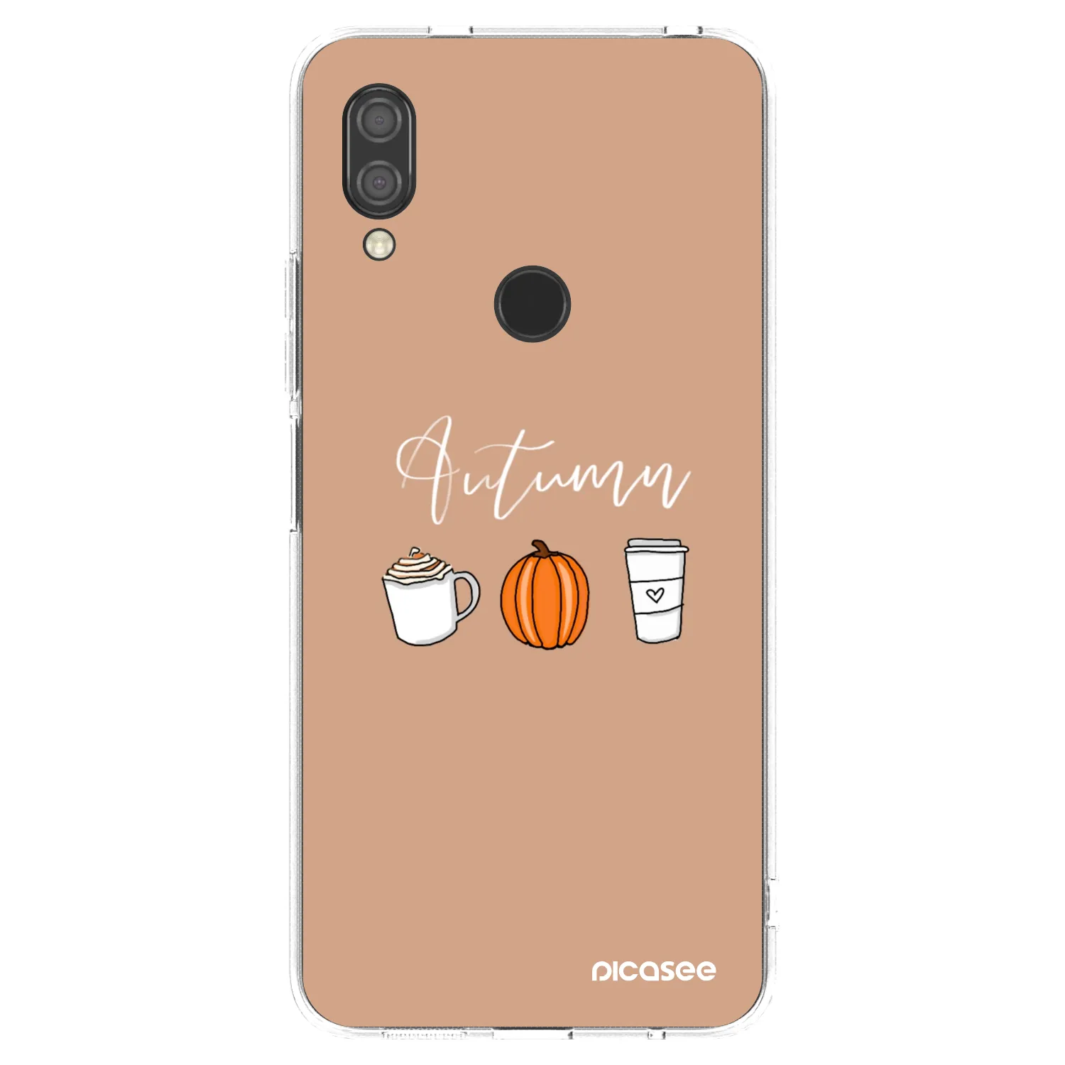 Picasee silikonska prozirna maskica za Xiaomi Redmi 7 - Autumn
