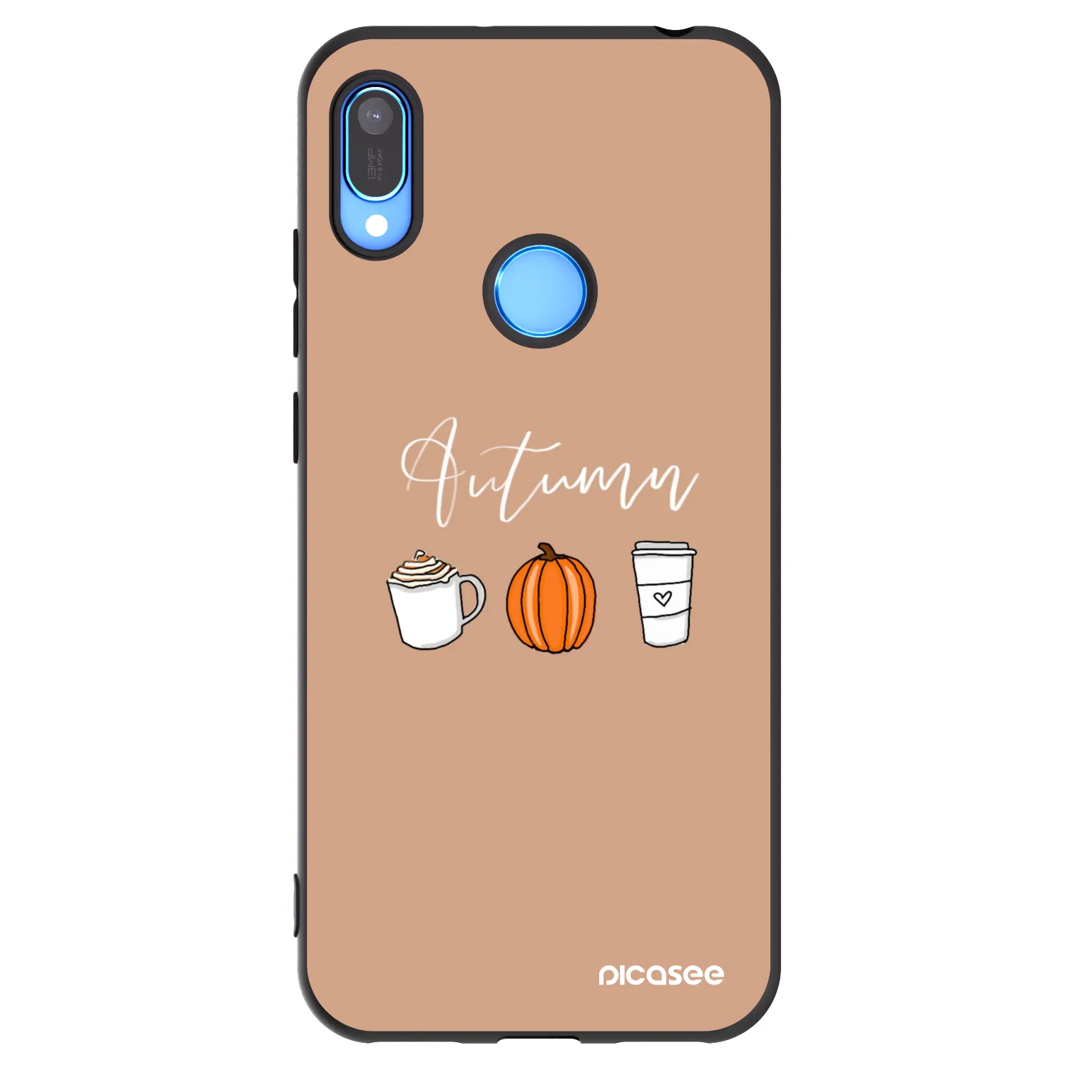 Picasee crna silikonska maskica za Huawei Y6 2019 - Autumn