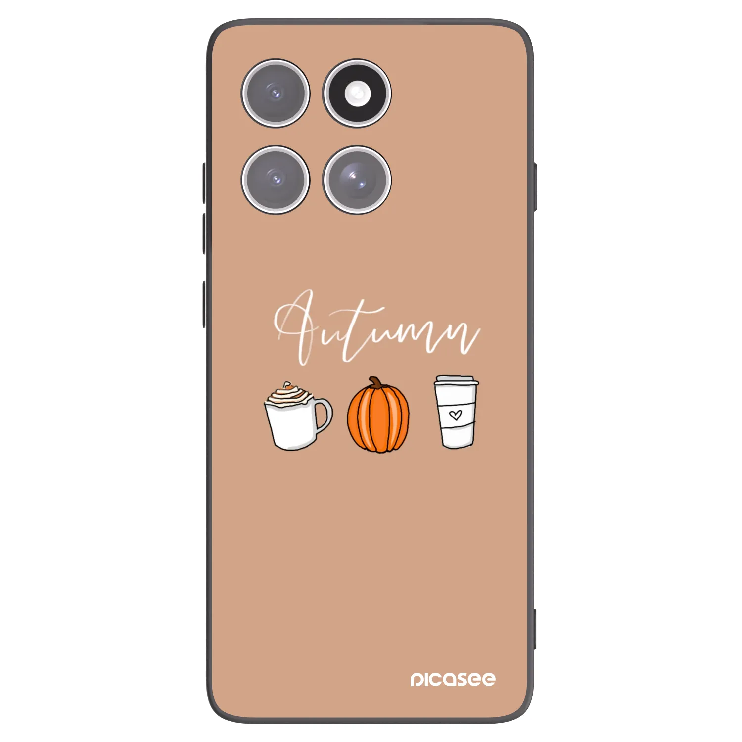 Picasee crna silikonska maskica za Motorola Edge 60 Pro - Autumn