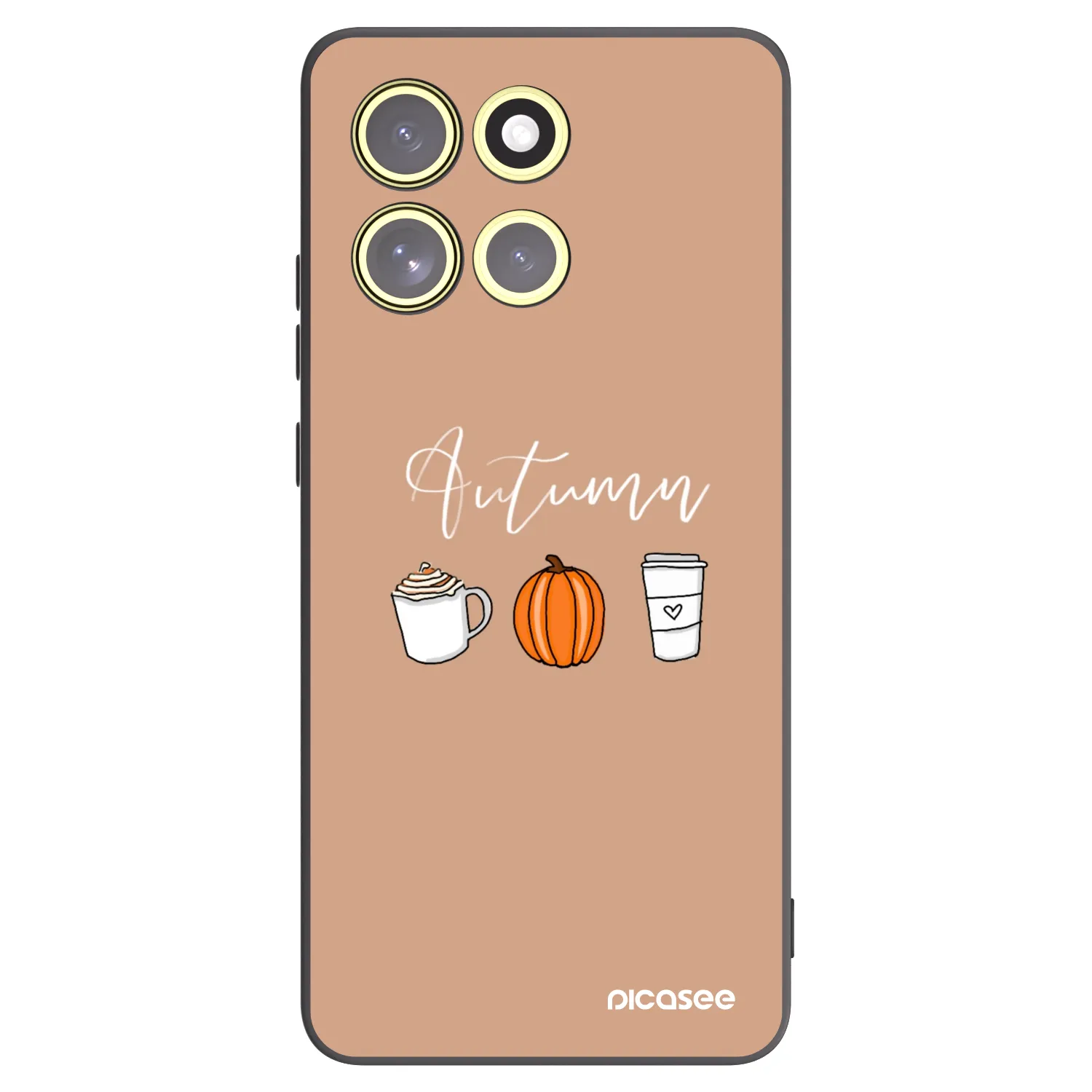 Picasee crna silikonska maskica za Motorola Moto G86 5G - Autumn