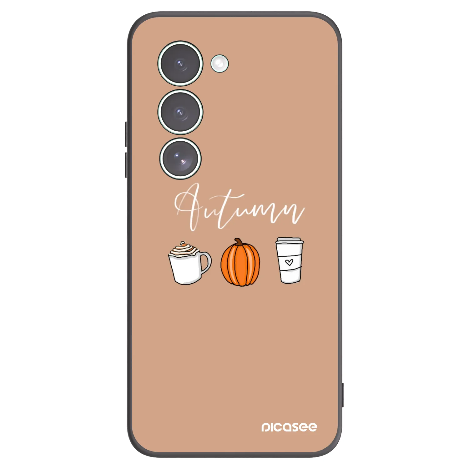 Picasee crna silikonska maskica za Xiaomi Redmi 15 5G - Autumn