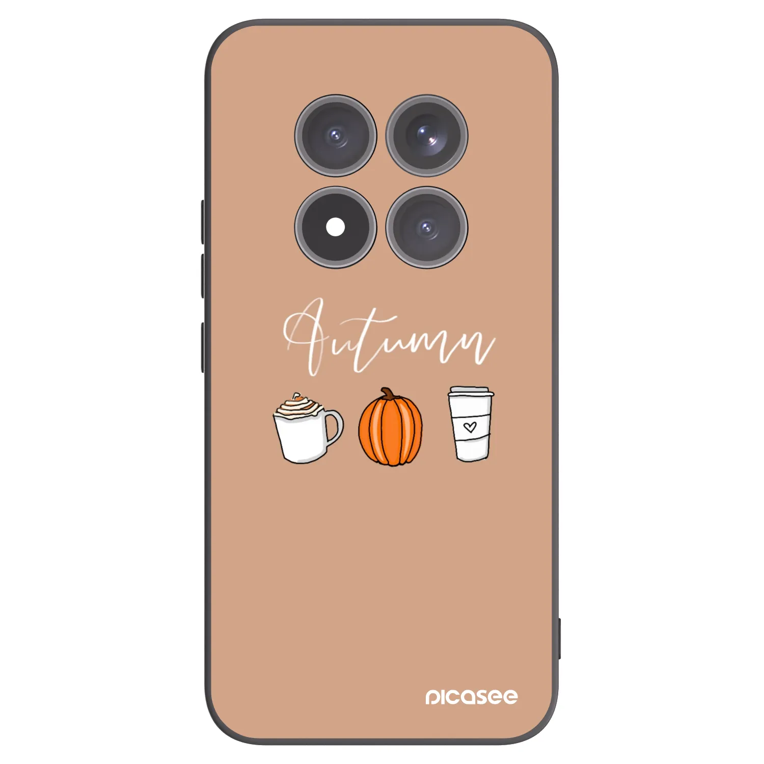 Picasee crna silikonska maskica za Xiaomi Redmi Note 15 Pro+ - Autumn