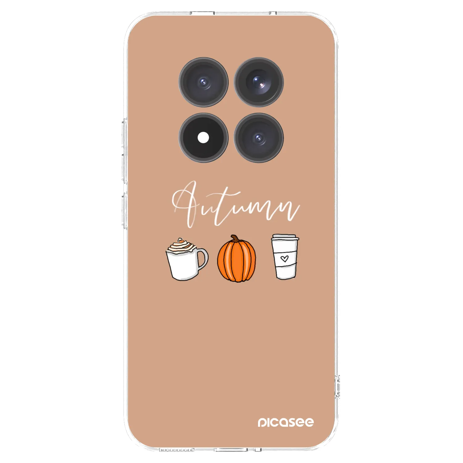 Picasee silikonska prozirna maskica za Xiaomi Redmi Note 15 Pro+ - Autumn
