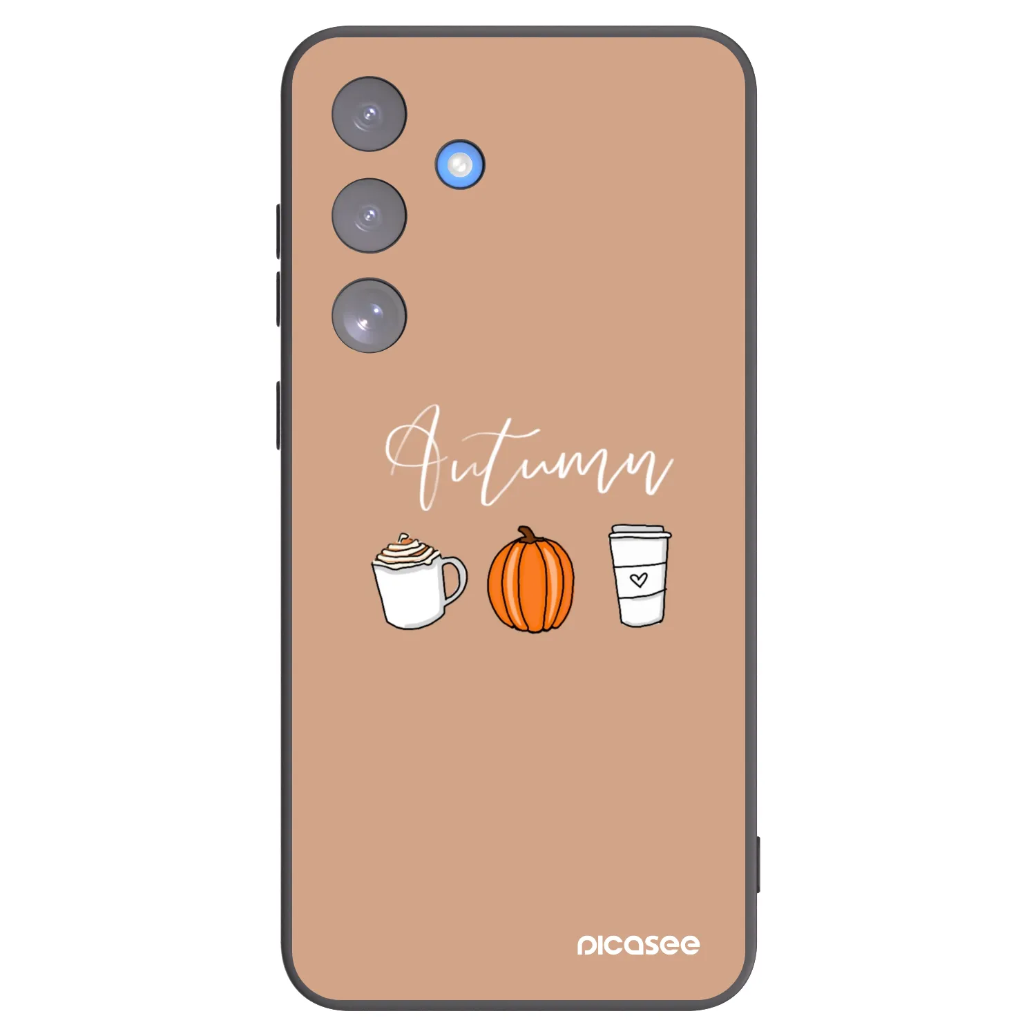 Picasee crna silikonska maskica za Samsung Galaxy S25 FE 5G - Autumn