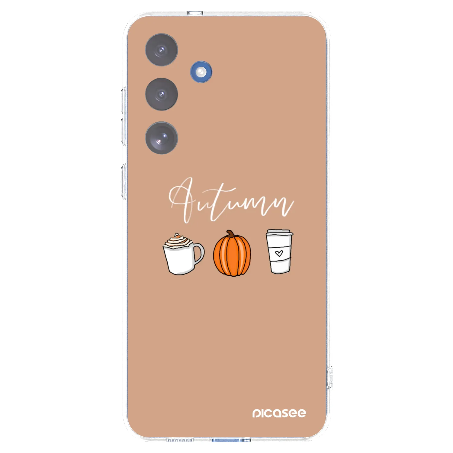 Picasee silikonska prozirna maskica za Samsung Galaxy S25 FE 5G - Autumn