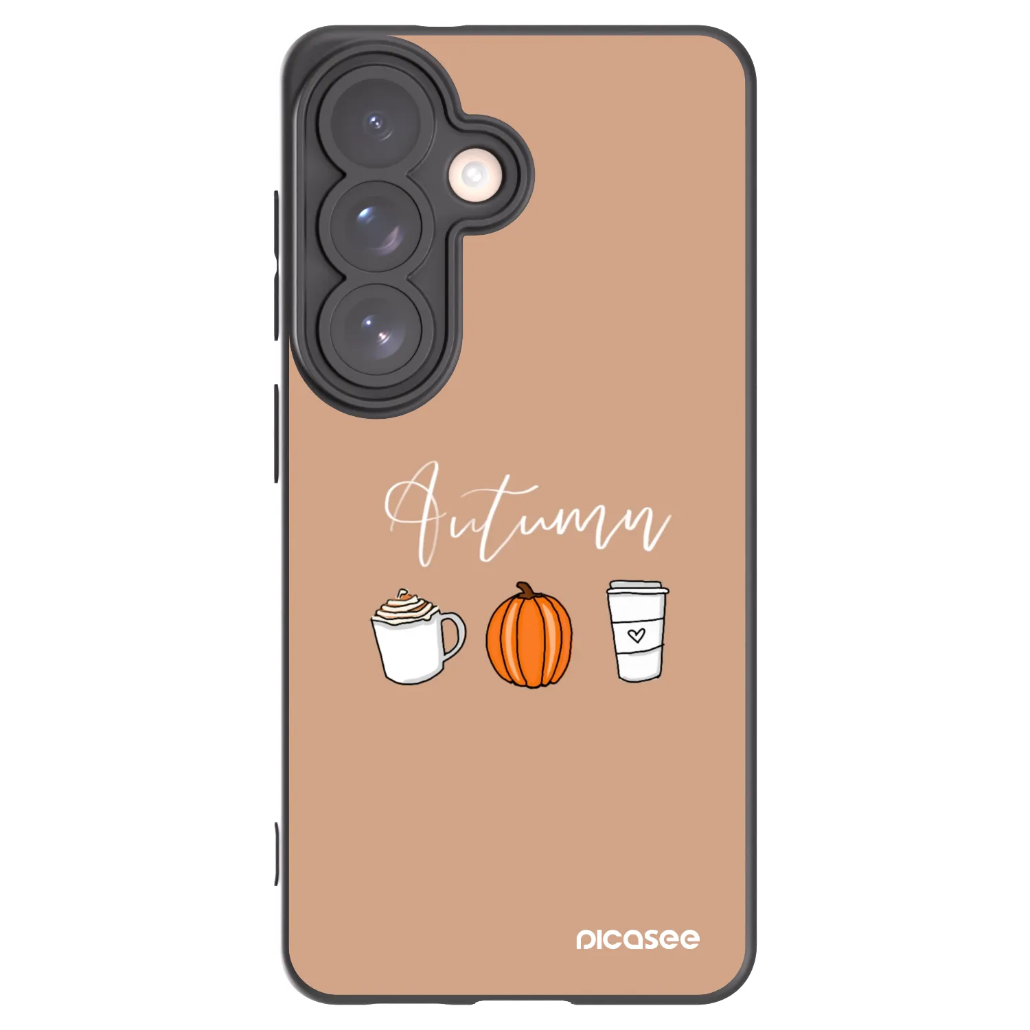 Picasee crna silikonska maskica za Samsung Galaxy S26 - Autumn