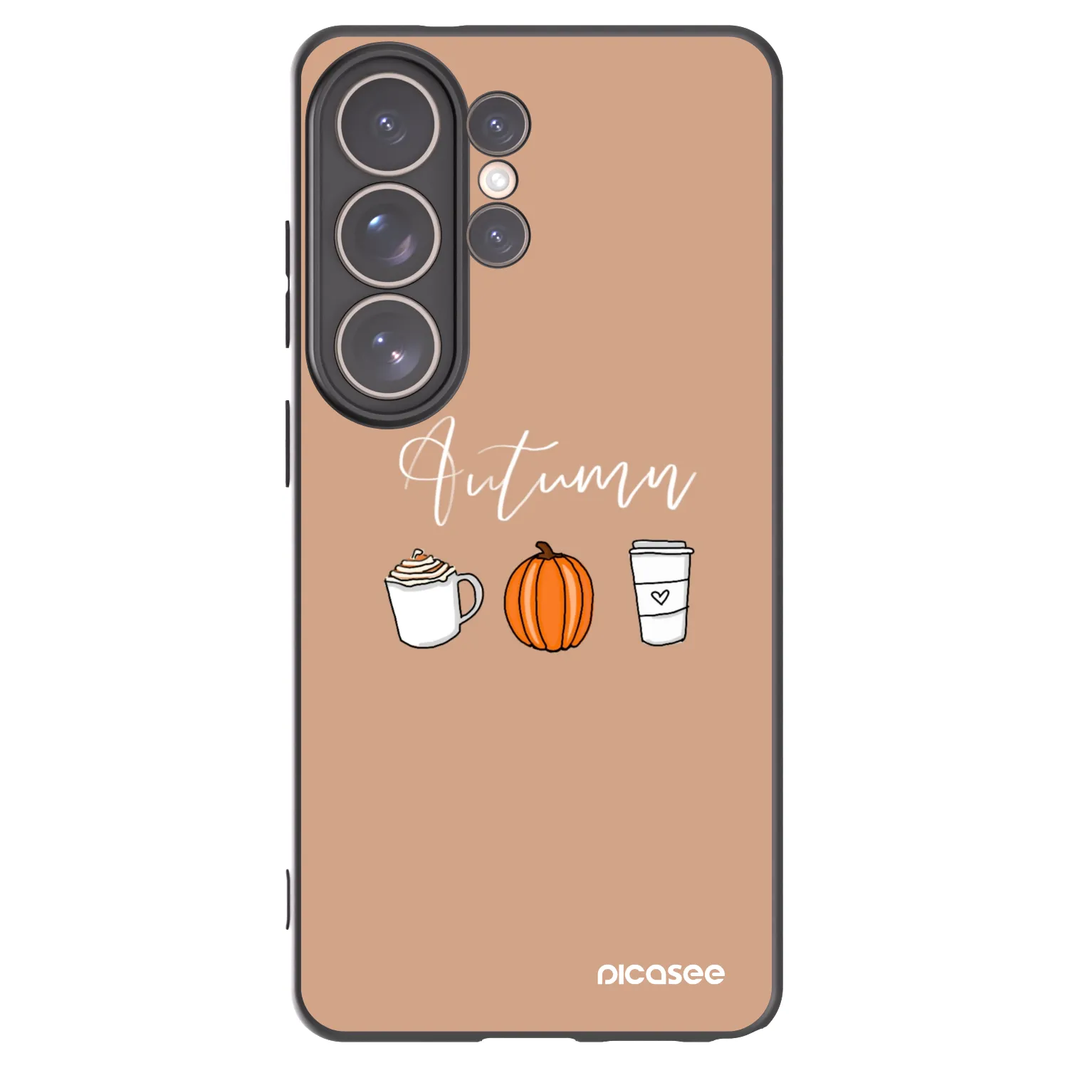 Picasee crna silikonska maskica za Samsung Galaxy S26 Ultra - Autumn