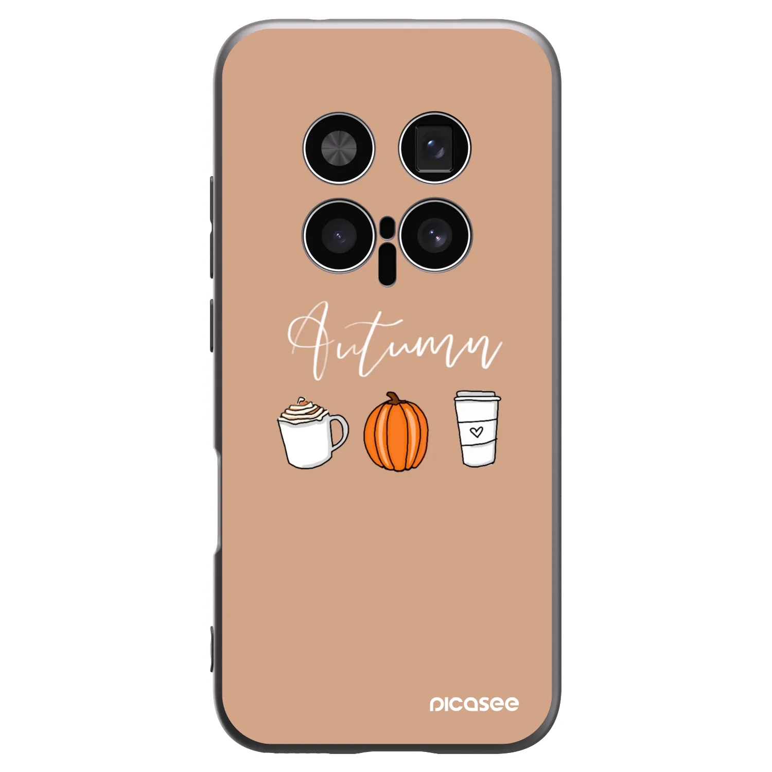 Picasee crna silikonska maskica za Honor Magic8 Pro 5G - Autumn