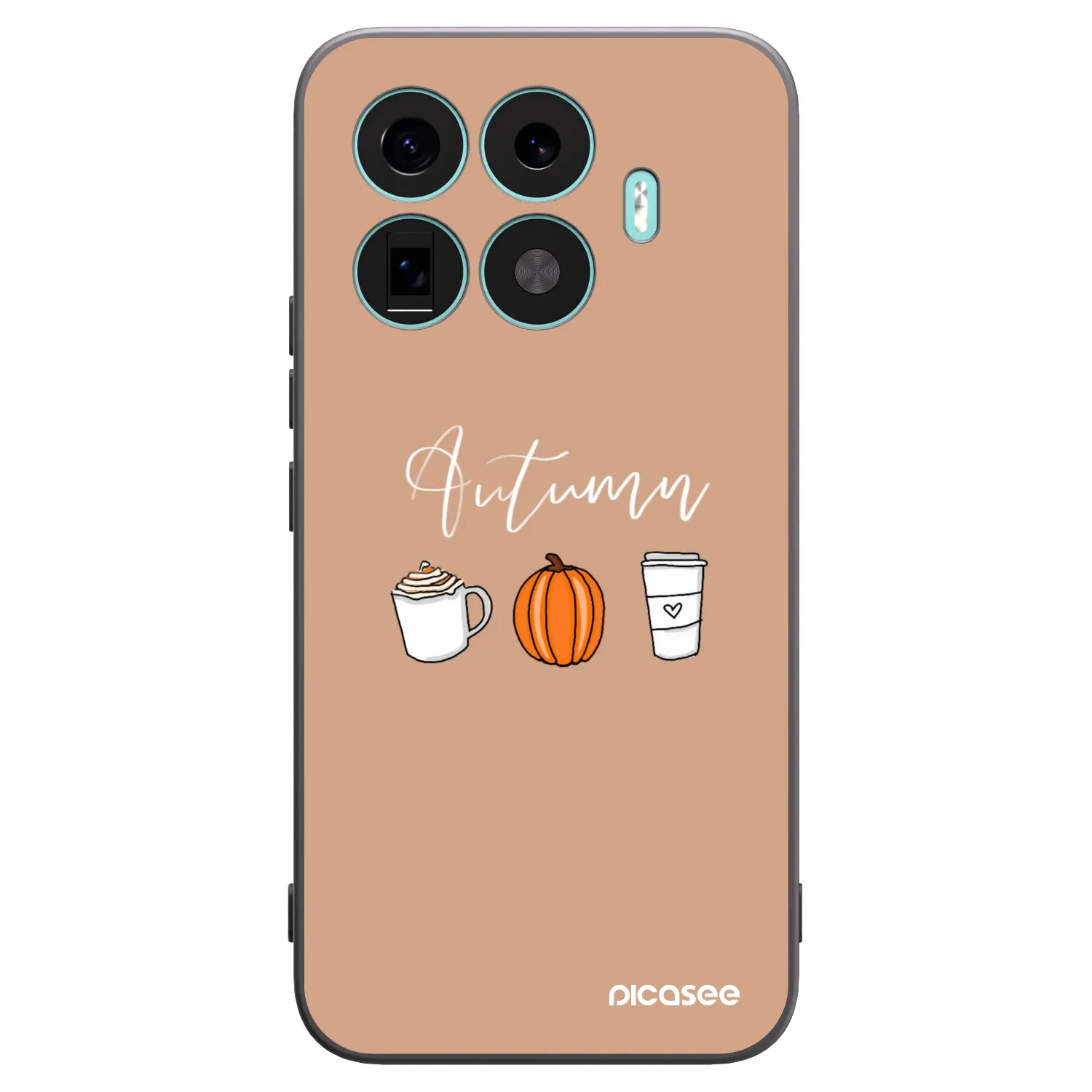 Picasee crna silikonska maskica za Xiaomi 17T Pro - Autumn