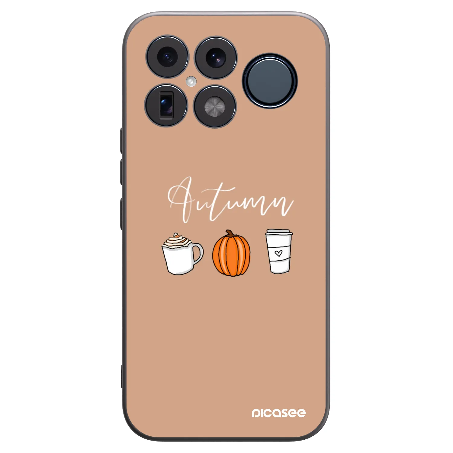 Picasee crna silikonska maskica za Xiaomi Poco F8 Ultra - Autumn