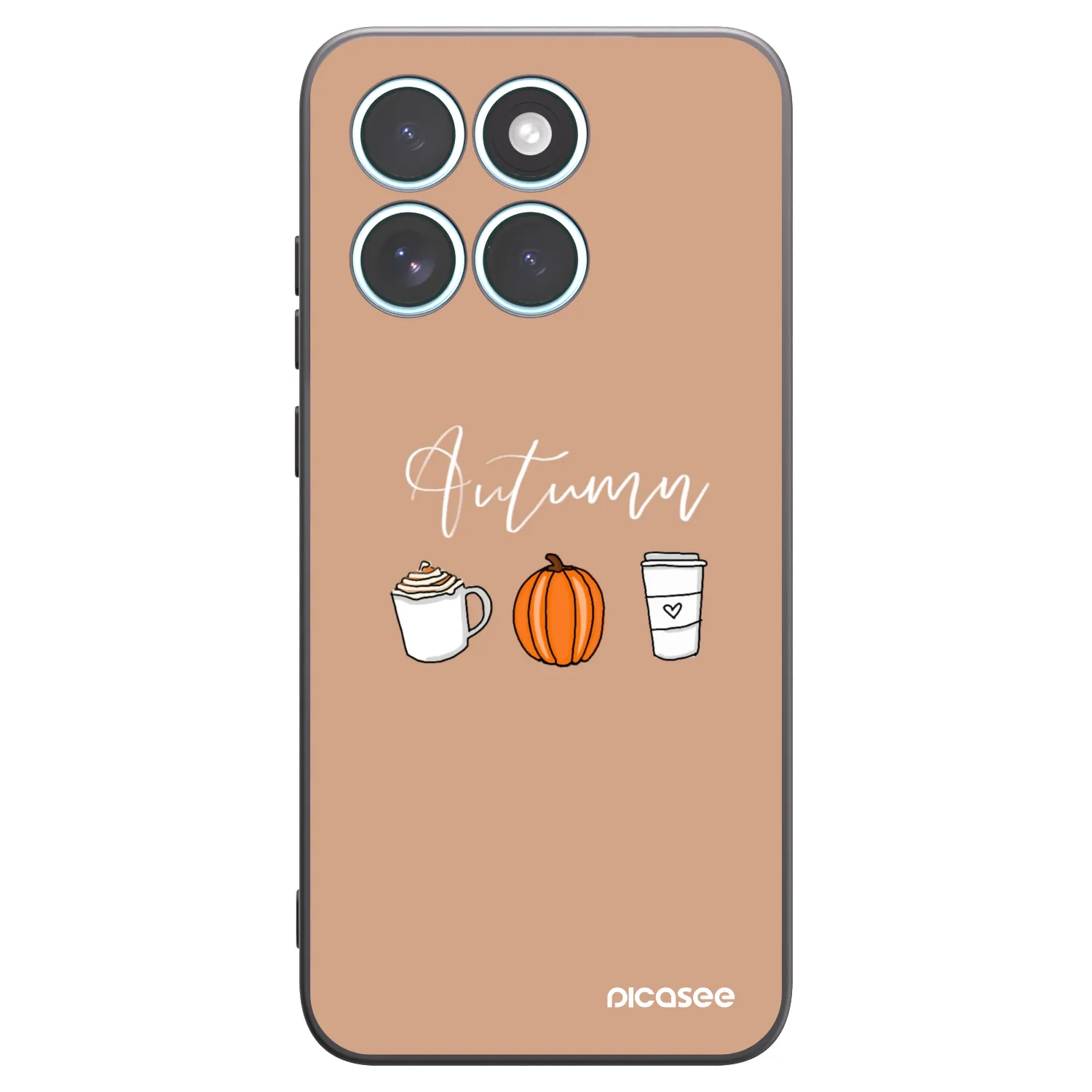 Picasee crna silikonska maskica za Motorola Edge 70 Fusion - Autumn