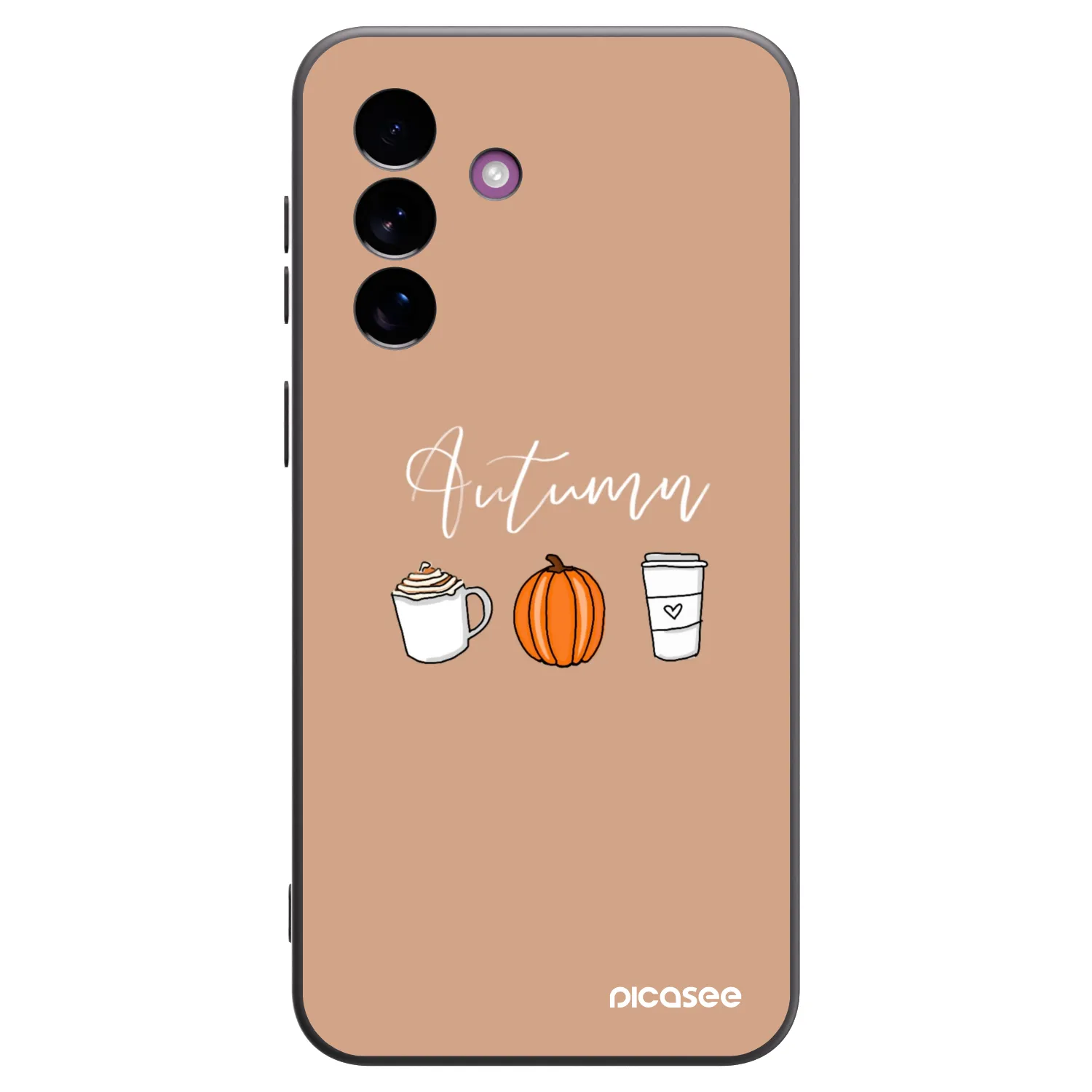 Picasee crna silikonska maskica za Samsung Galaxy A37 - Autumn