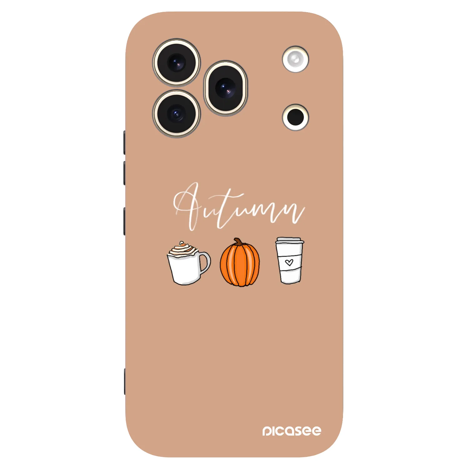 Picasee crna silikonska maskica za Honor 600 Pro - Autumn