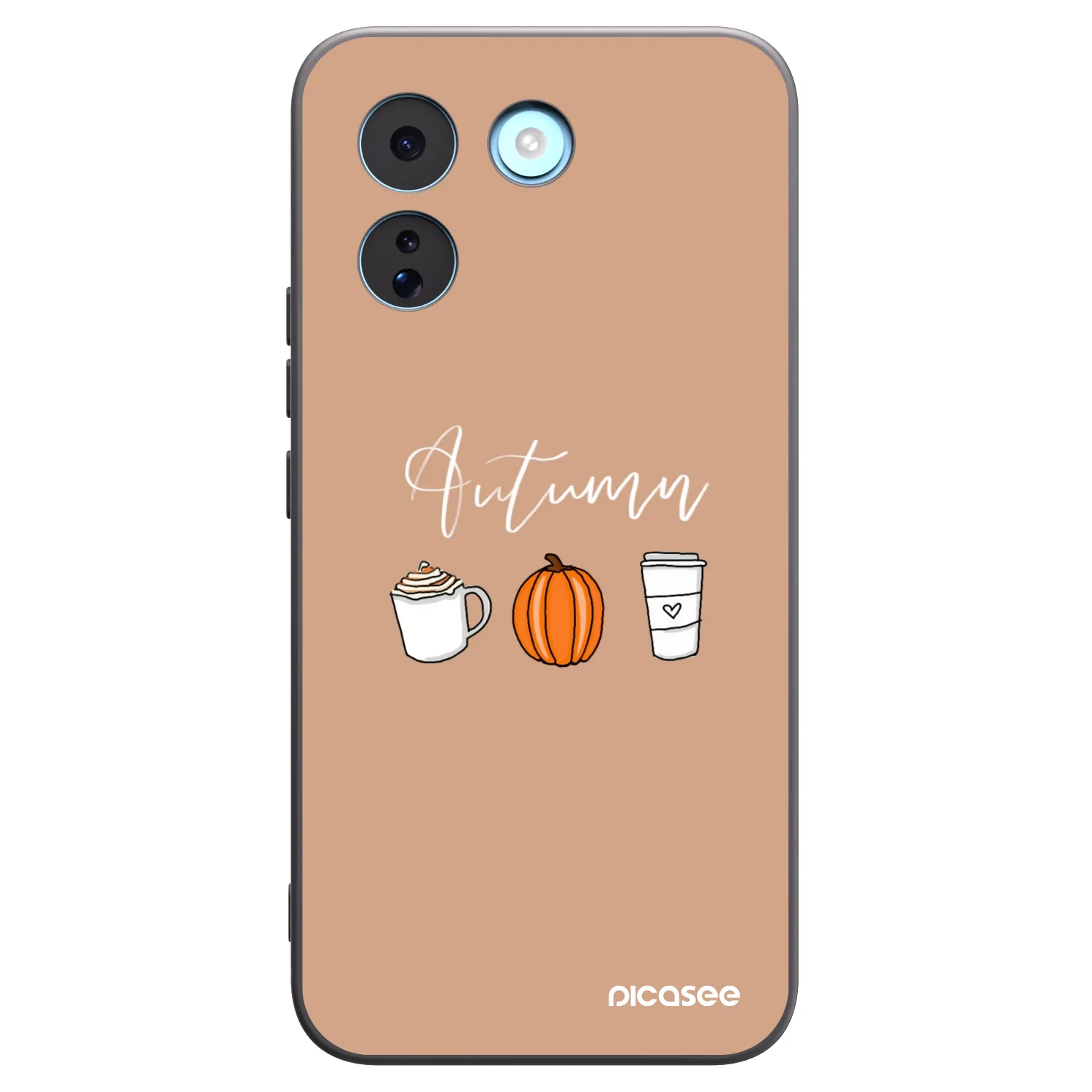 Picasee crna silikonska maskica za Xiaomi Redmi Note 17 Pro MAX 5G - Autumn